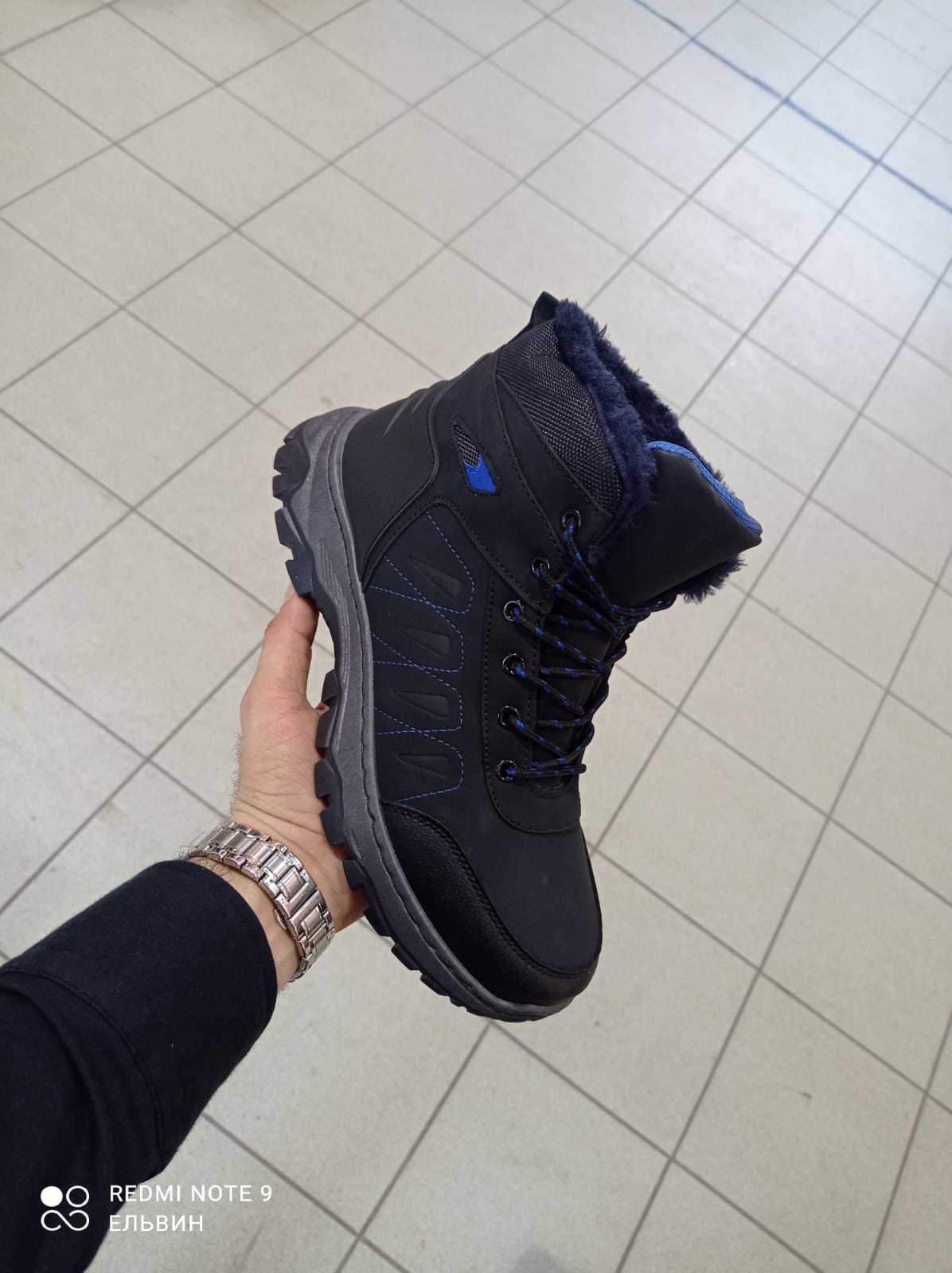 Мужские зимние ботинки SPORT SO-212-30 (8 пар в коробе, размер 41-46)