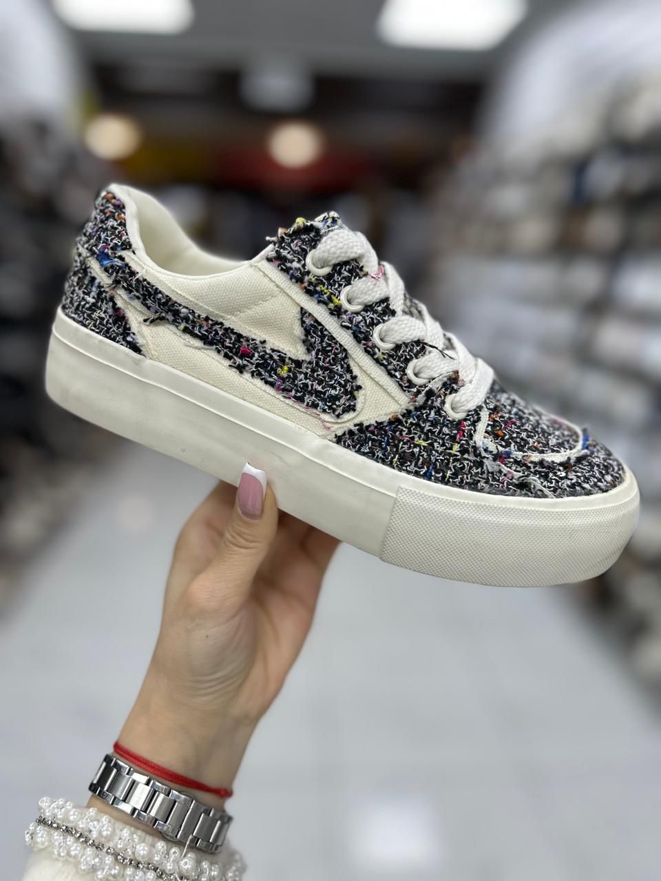 Женские кроссовки  FASHION SO-260-223 (8 пар в коробе, 36-41 размер)