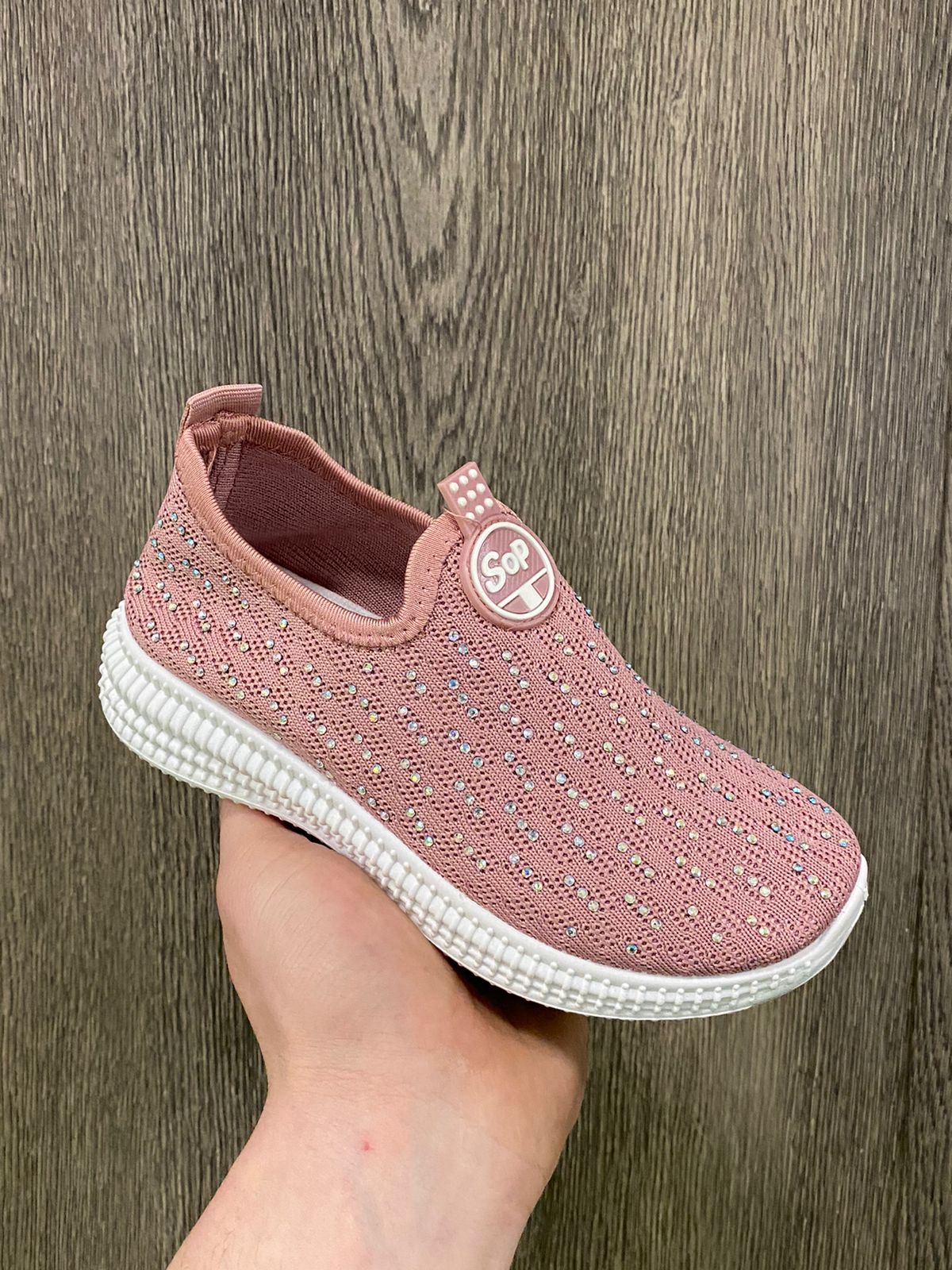 Детские весенние слипоны FASHION SO-239-124 (10 пар в коробе, размер 31-36)