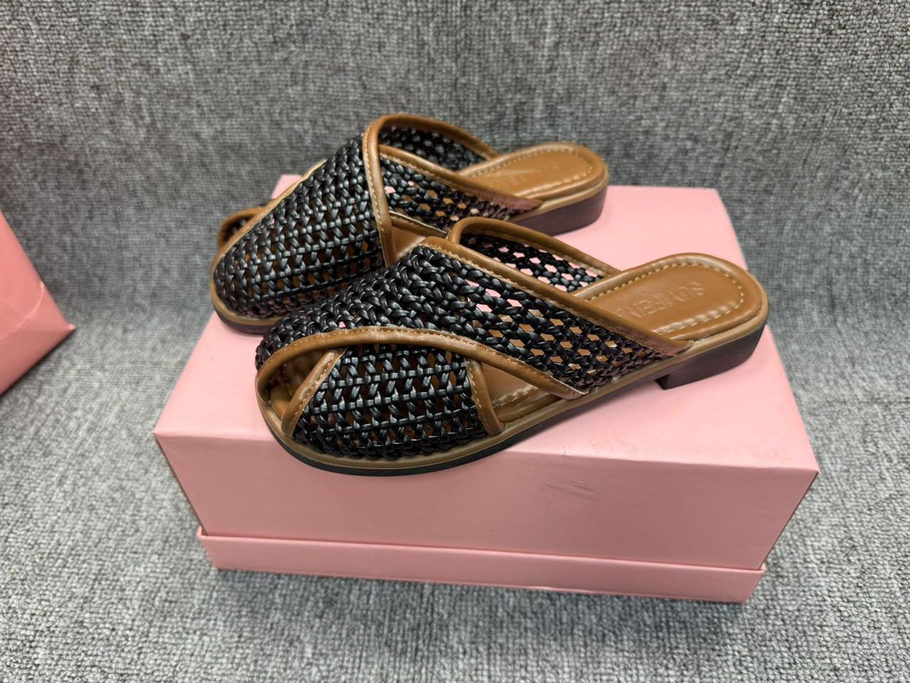 Женские шлепанцы  SUFINA SO-255-68 (8 пар в коробе, 36-41 размер)