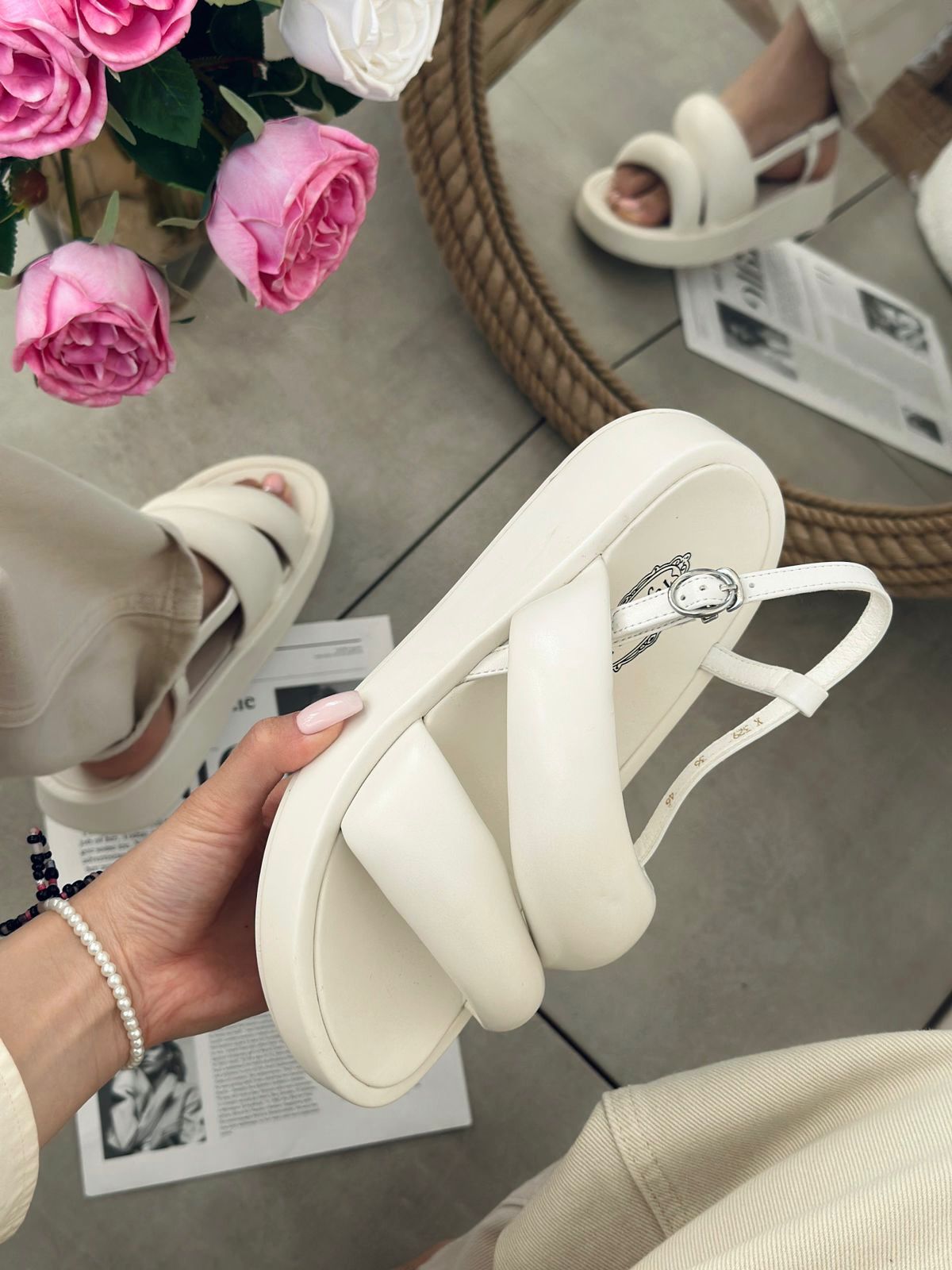 Женские летние босоножки FASHION SO-237-19 (6 пар в коробе, размер 36-40)