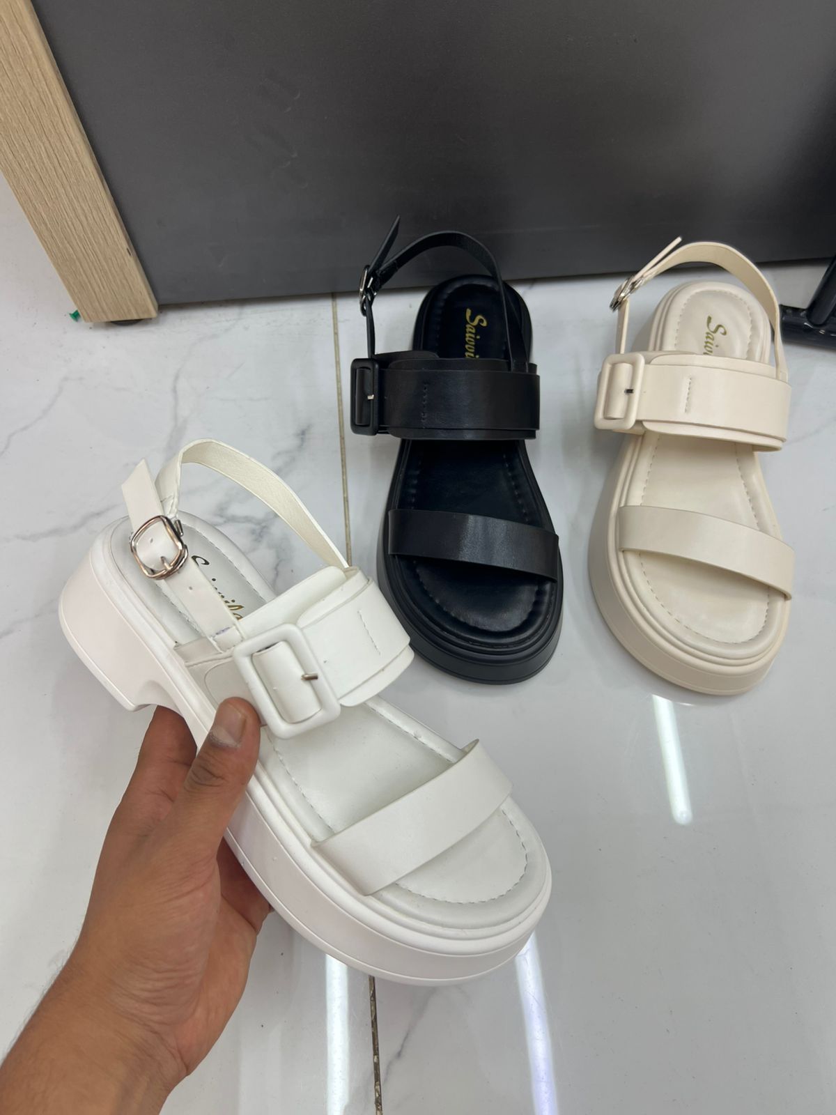 Женские босоножки  FASHION SO-257-35 (6 пар в коробе, 36-40 размер)