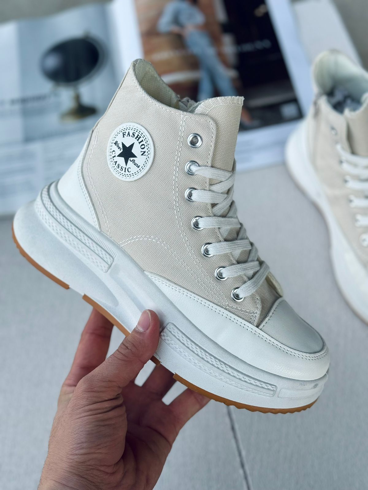 Женские весенние кеды FASHION SO-240-69 (8 пар в коробе, размер 36-41)