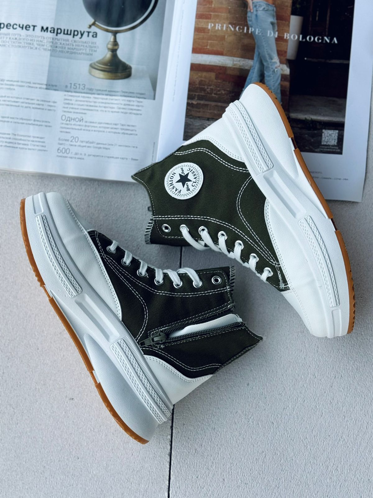 Женские весенние кеды FASHION SO-240-78 (8 пар в коробе, размер 36-41)