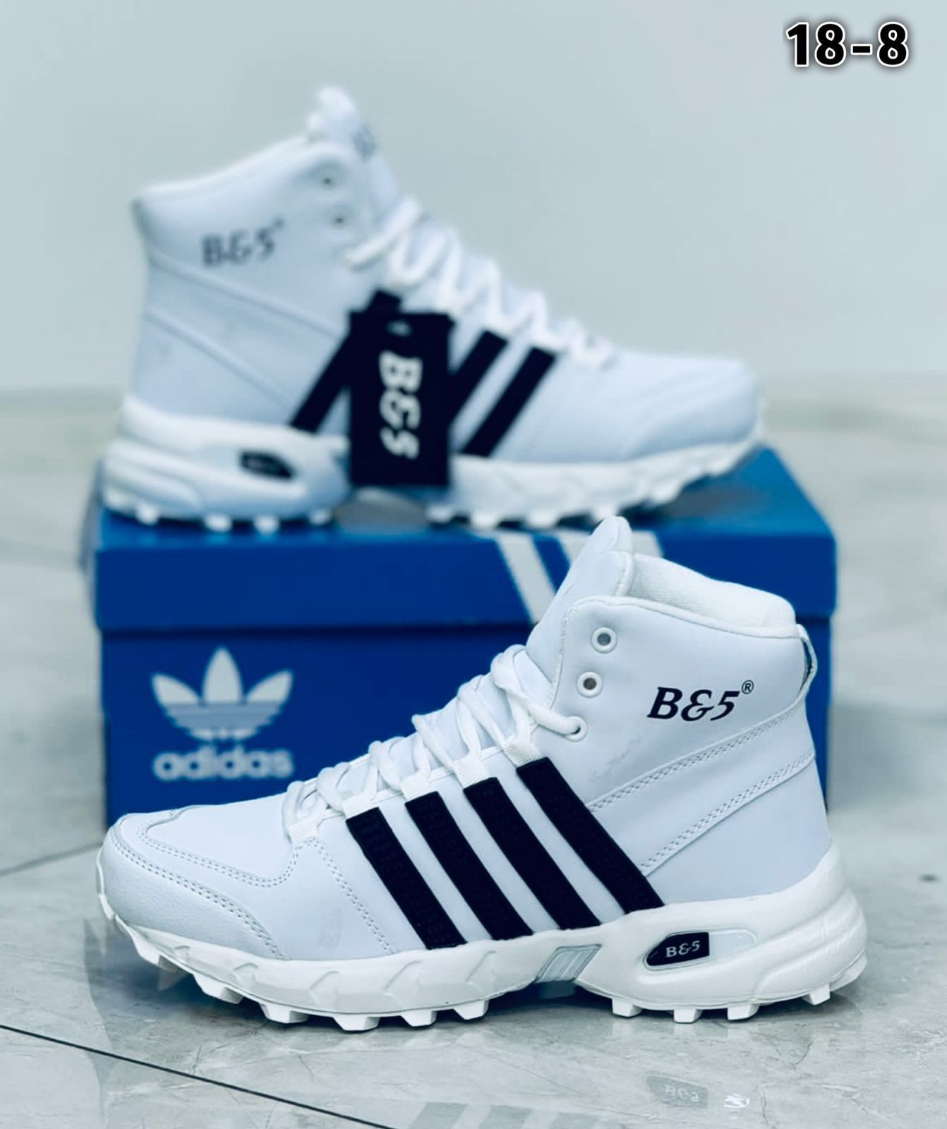 Мужские зимние кроссовки B&5 SO-215-1 (8 пар в коробе, размер 41-46)