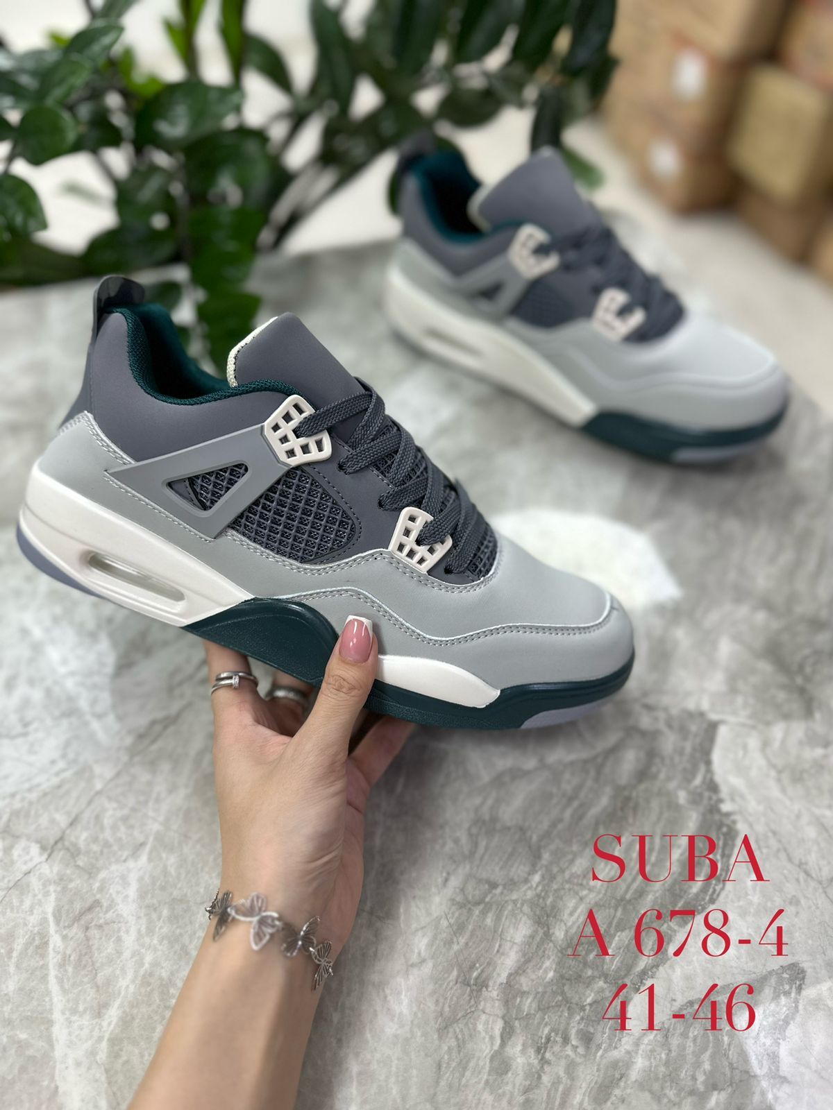 картинка Мужские весенние кроссовки SUBA SO-234-16 (8 пар в коробе, размер 41-46) от оптового интернет-магазина Shoesopt.by