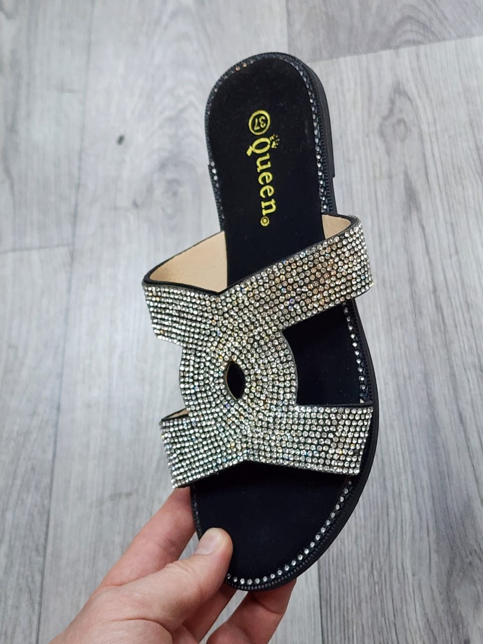 Женские весенние шлепанцы QUEEN SO-246-32 (10 пар в коробе, размер 36-41)