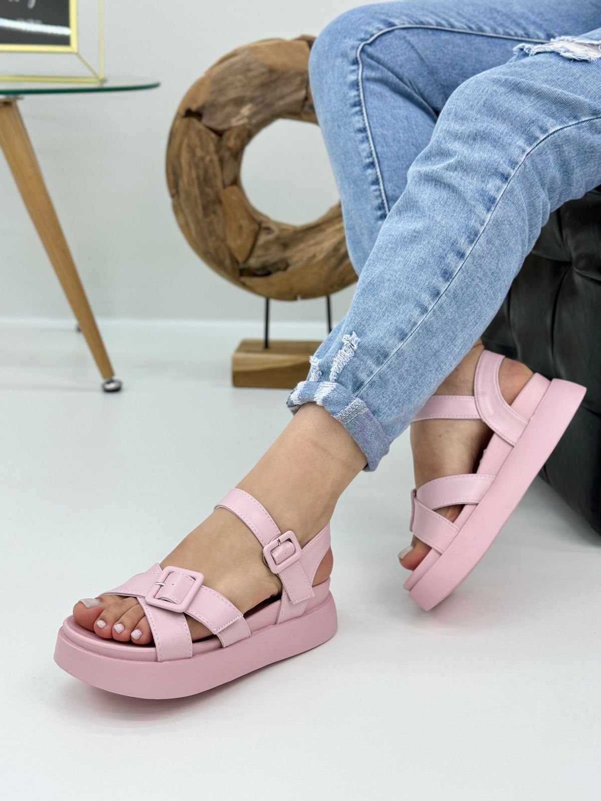 Женские весенние босоножки SUYIFEIYA SO-246-171 (8 пар в коробе, размер 36-41)