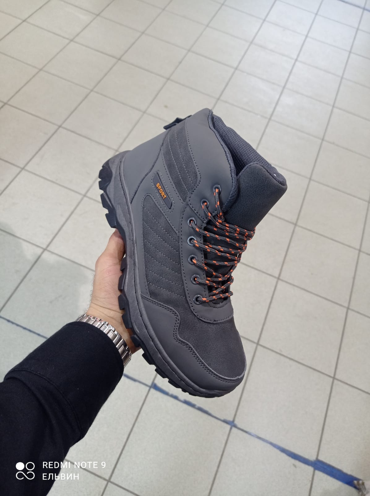 Мужские зимние ботинки SPORT SO-212-25 (8 пар в коробе, размер 41-46)