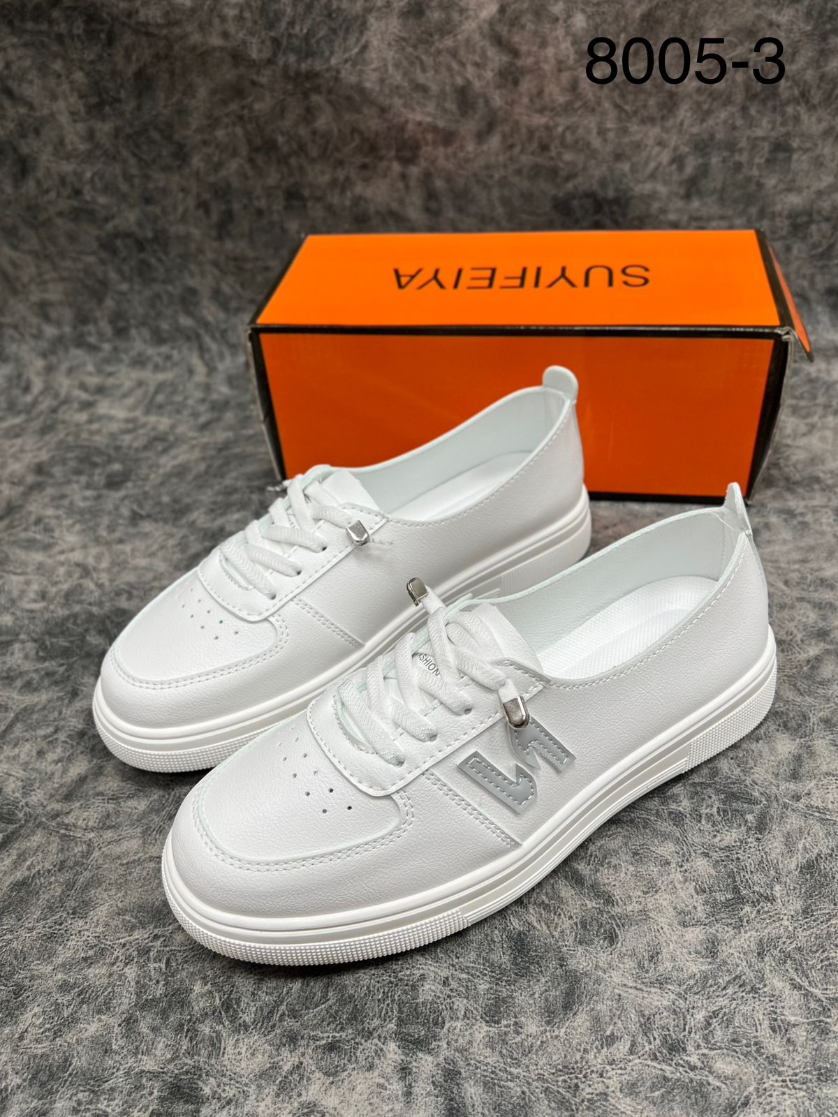 Женские кеды  FASHION SO-255-162 (10 пар в коробе, 36-41 размер)