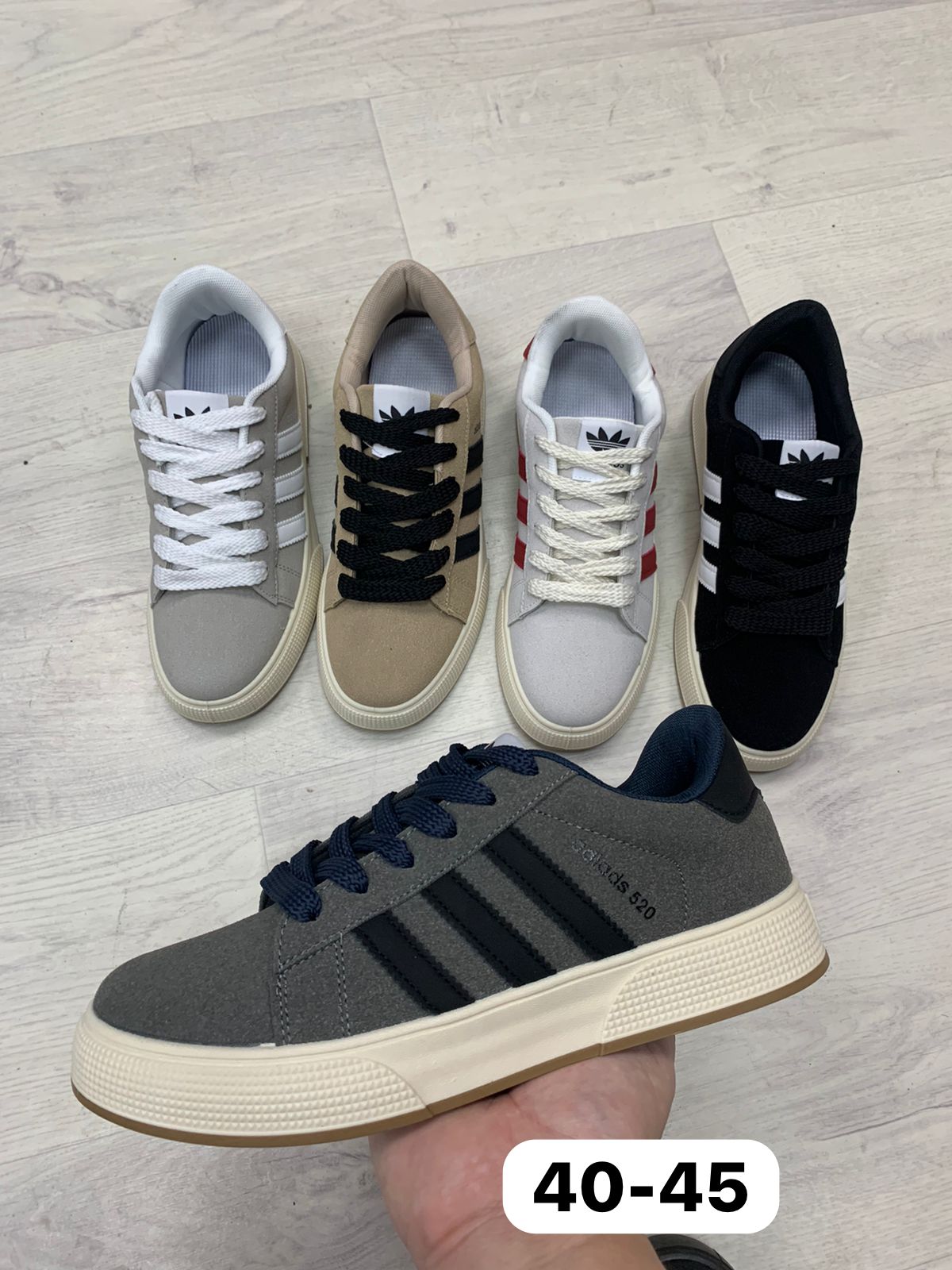 Мужские весенние кроссовки AIR SO-224-67 (8 пар в коробе, размер 40-45)