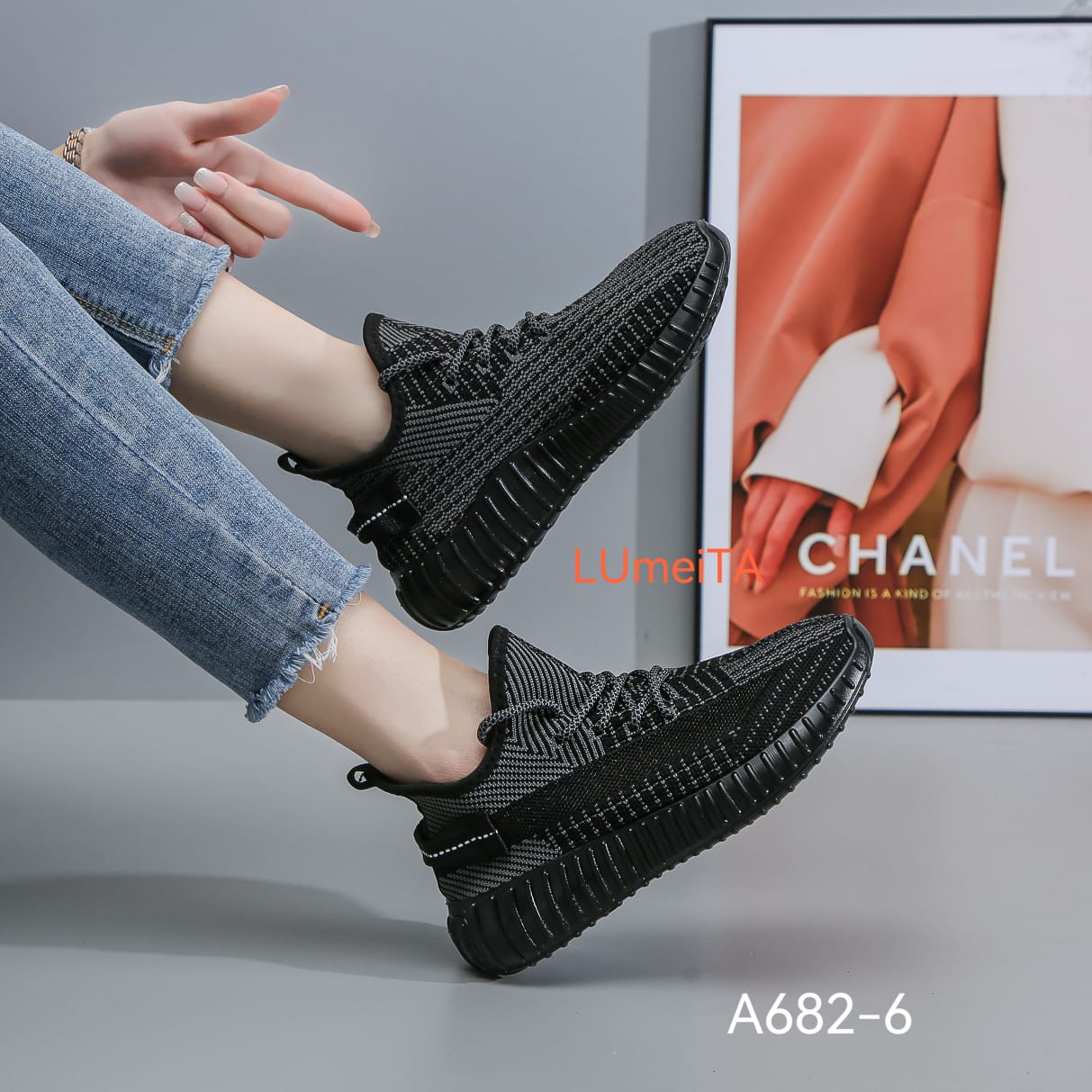 Женские кроссовки  FASHION SO-262-66 (10 пар в коробе, 36-41 размер)