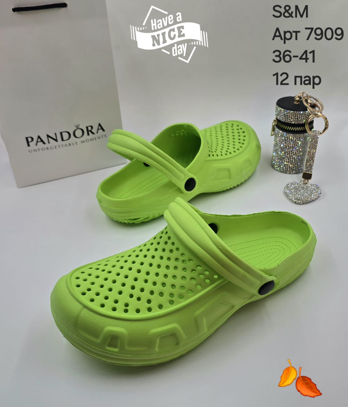 Женские сабо  FASHION SO-253-272 (12 пар в коробе, 36-41 размер)