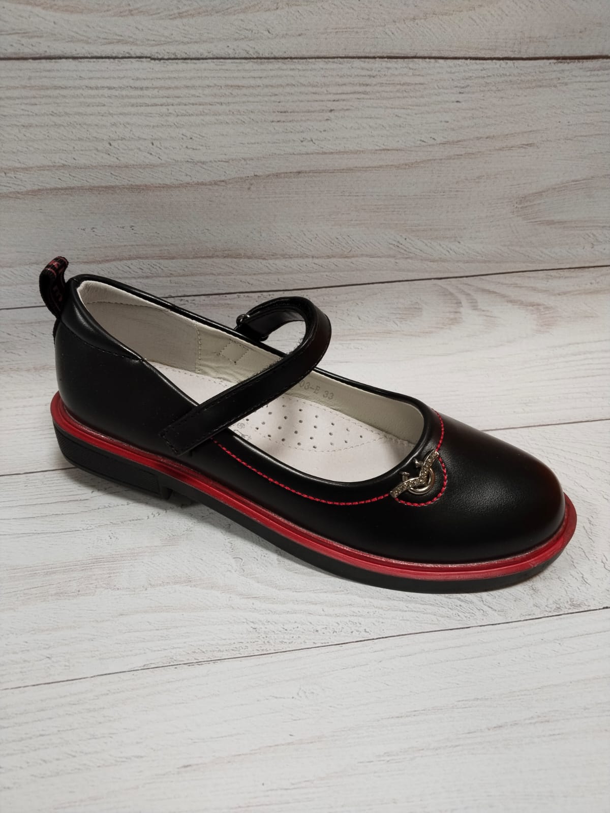 Детские туфли  FASHION SO-261-12 (8 пар в коробе, 32-37 размер)