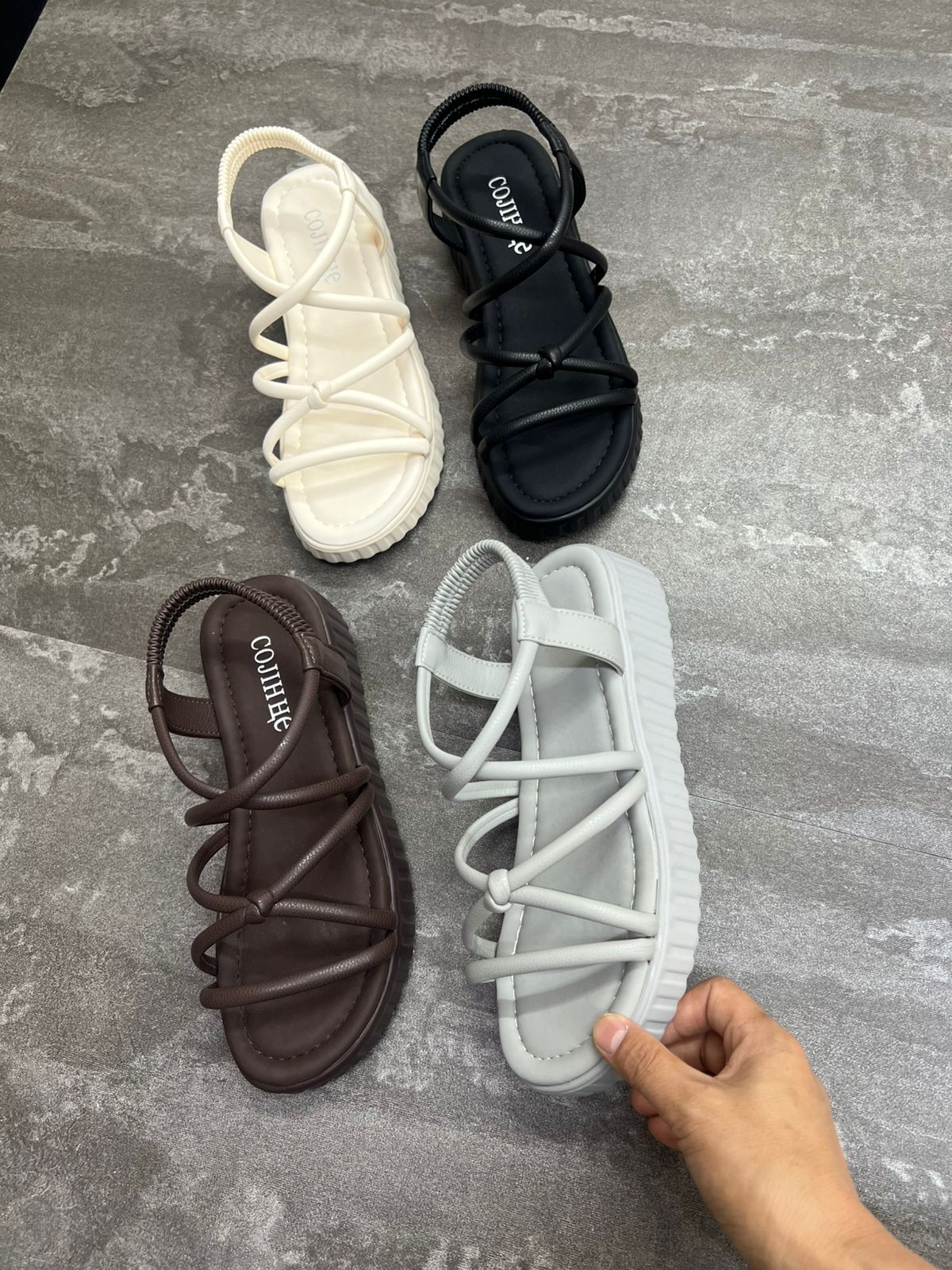 Женские босоножки  FASHION SO-257-76 (8 пар в коробе, 36-41 размер)