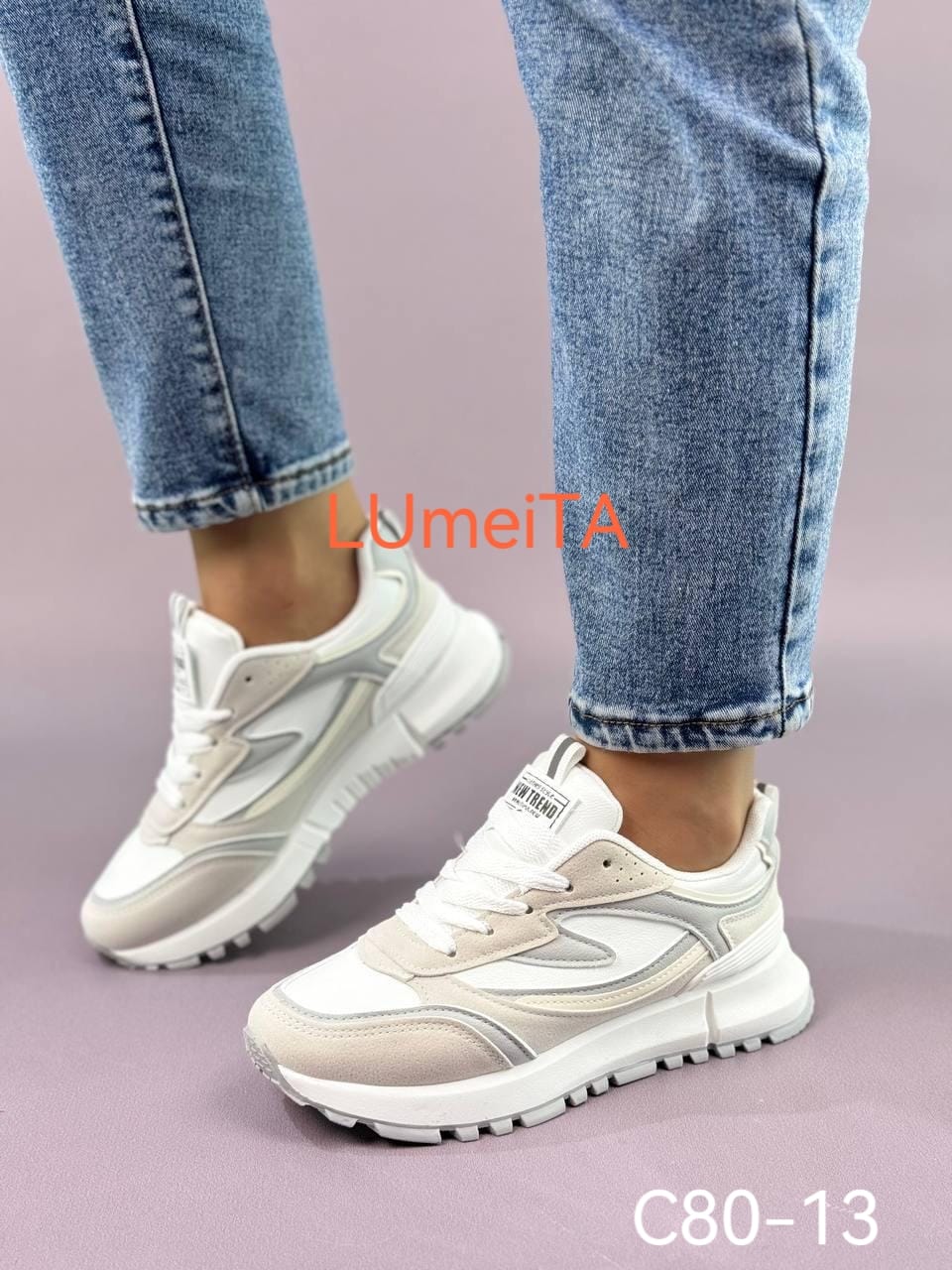 Женские кроссовки  FASHION SO-262-283 (8 пар в коробе, 36-41 размер)