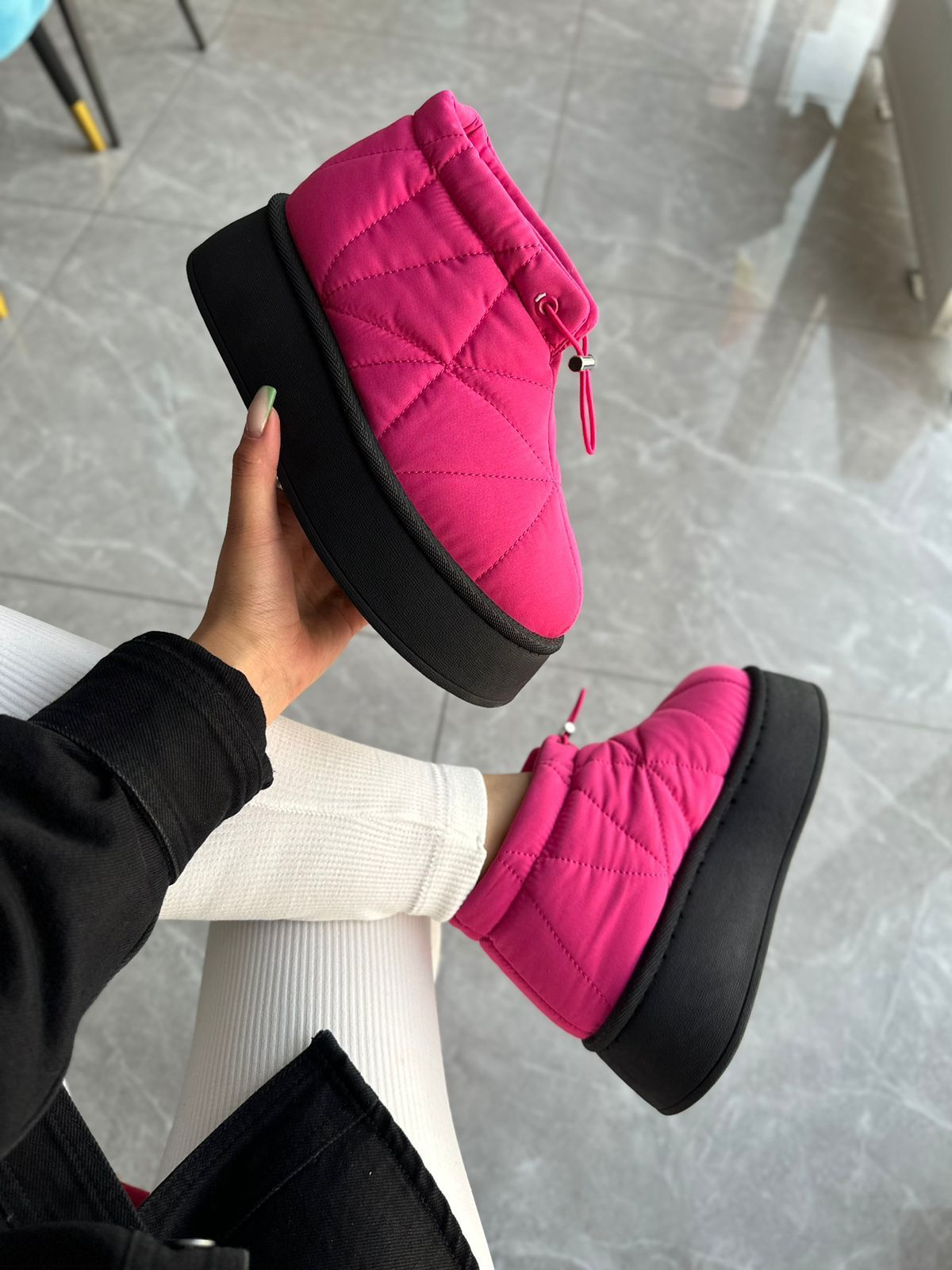 Женские зимние ботинки FASHION SO-220-23 (8 пар в коробе, размер 36-41)