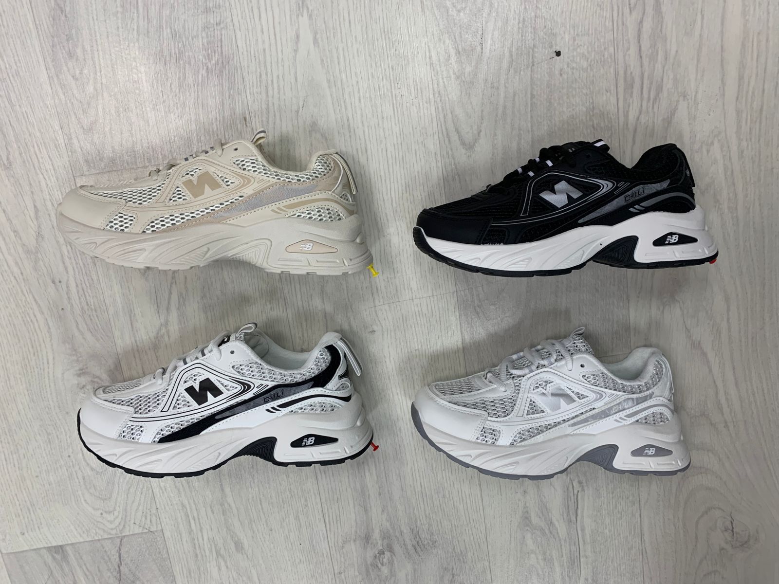 Женские весенние кроссовки FASHION SO-219-17 (8 пар в коробе, размер 36-41)