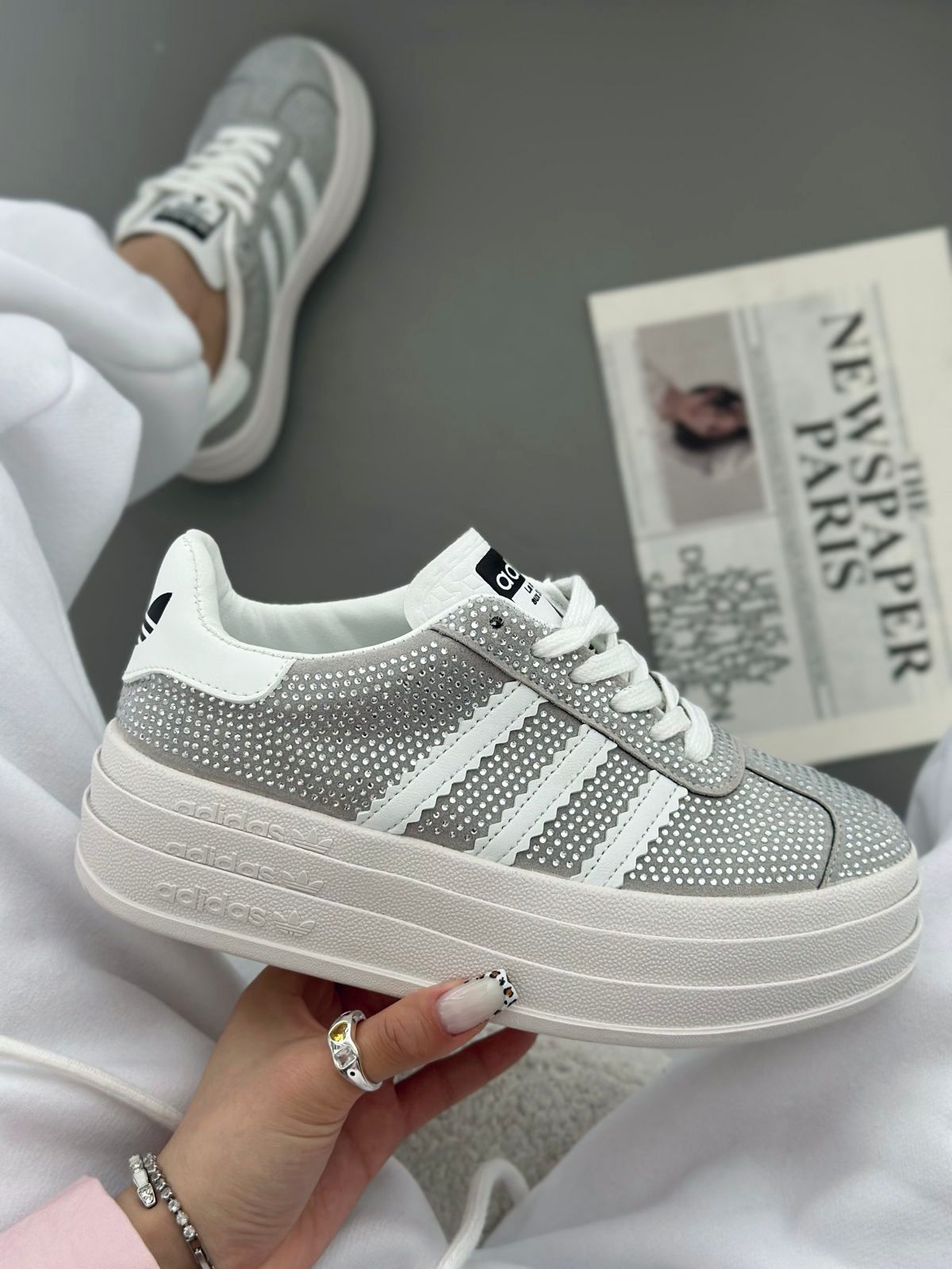 Женские весенние кроссовки FASHION SO-245-13 (6 пар в коробе, размер 36-41)