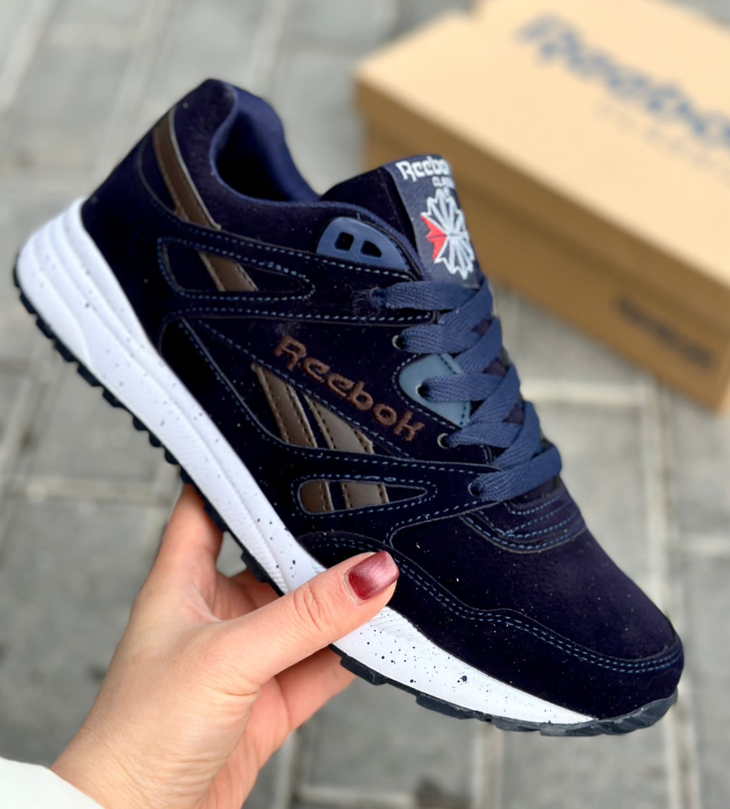 Мужские весенние кроссовки AIR SO-217-76 (8 пар в коробе, размер 41-46)