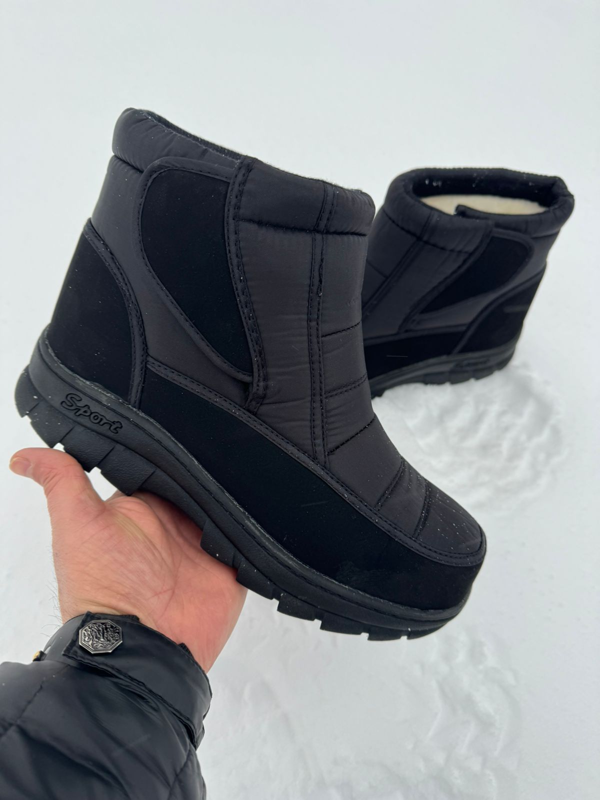 Мужские зимние дутики FASHION SO-222-16 (8 пар в коробе, размер 41-46)