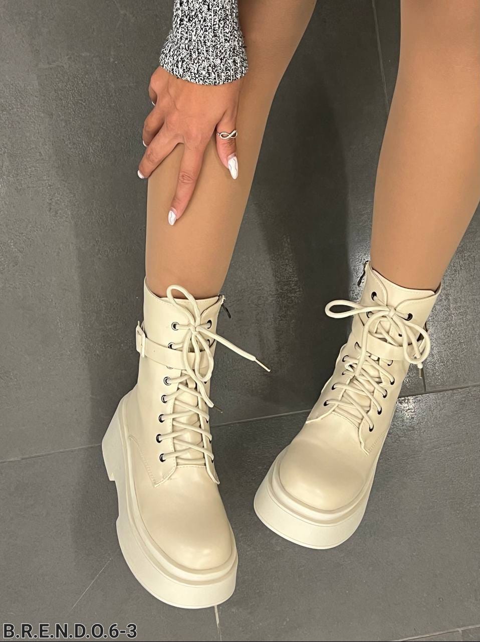 Женские весенние ботинки FASHION SO-222-127 (8 пар в коробе, размер 36-41)