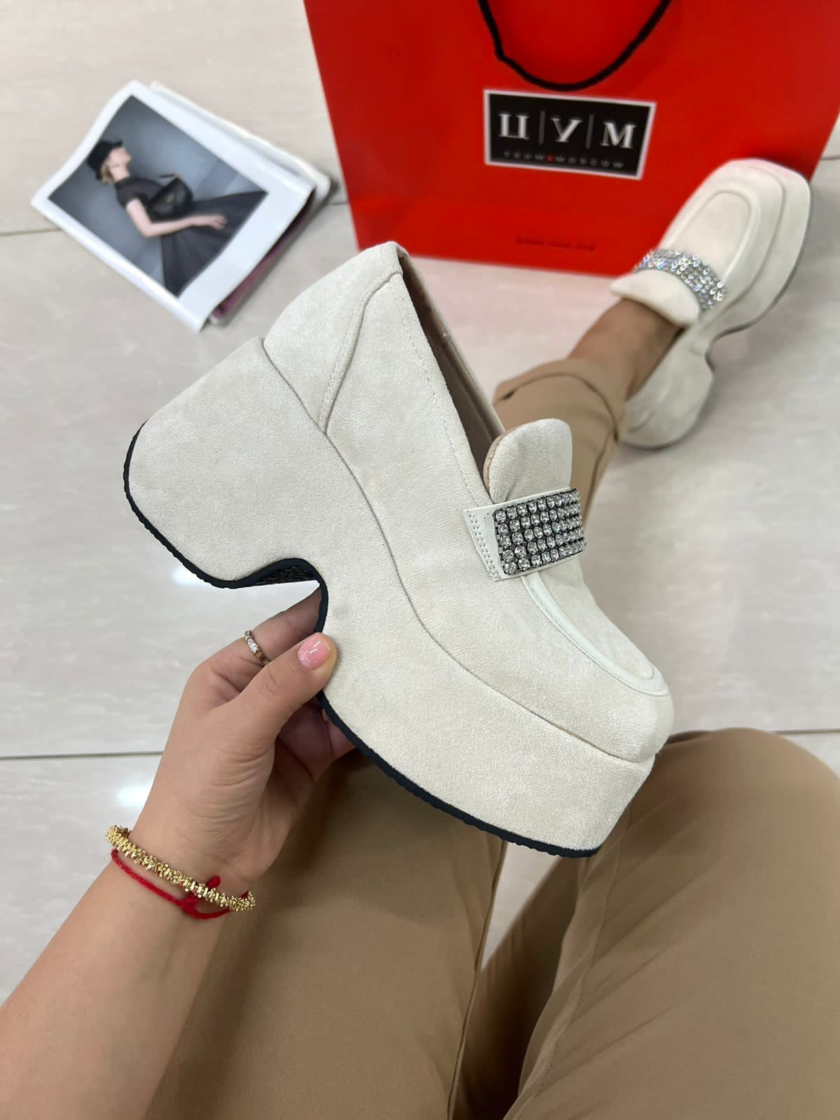 Женские весенние туфли FASHION SO-221-127 (8 пар в коробе, размер 36-41)