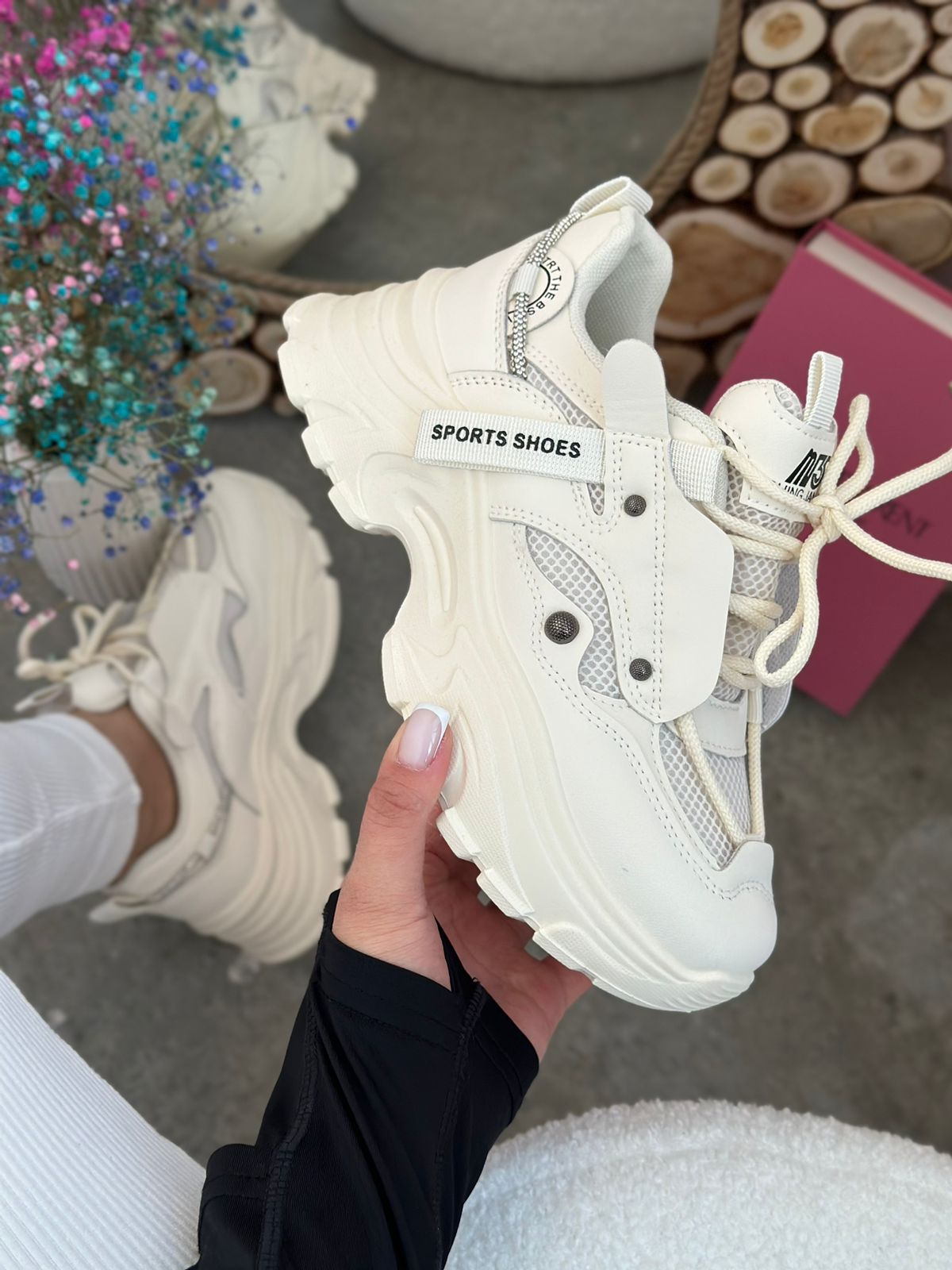 Женские весенние кроссовки FASHION SO-237-88 (8 пар в коробе, размер 36-41)