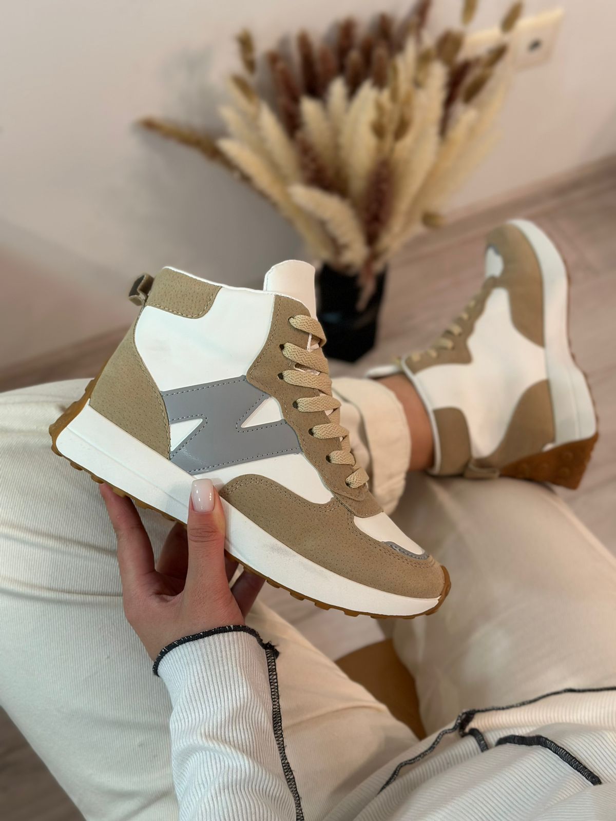 Женские весенние кроссовки AIR SO-221-158 (8 пар в коробе, размер 36-41)