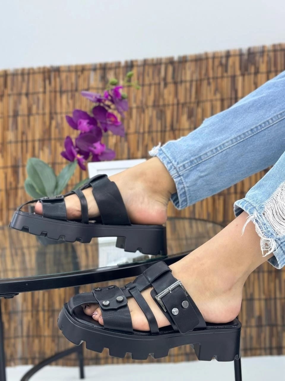 Женские босоножки  FASHION SO-259-204 (8 пар в коробе, 36-41 размер)