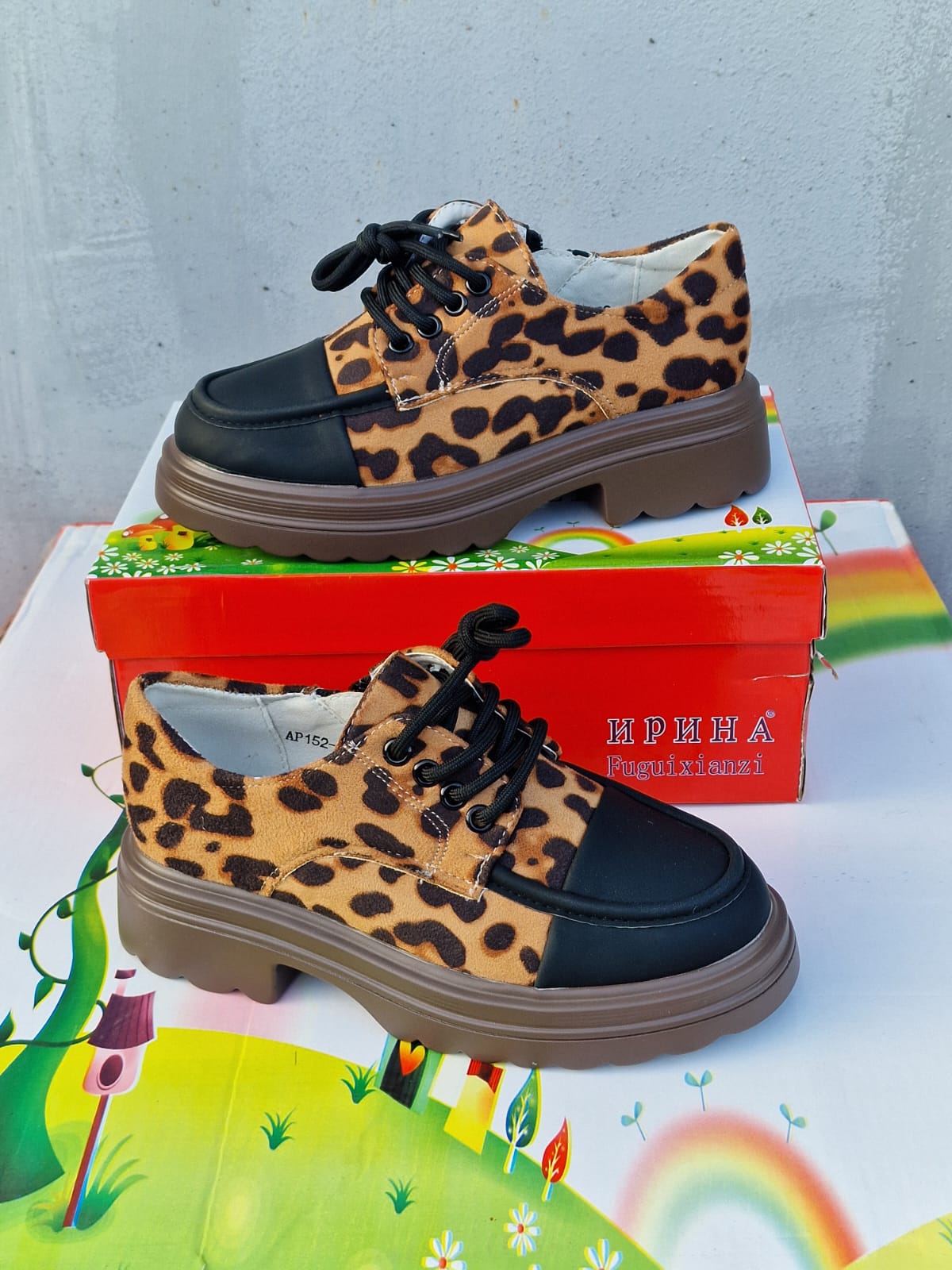 Детские туфли  FASHION SO-263-5 (8 пар в коробе, 31-37 размер)