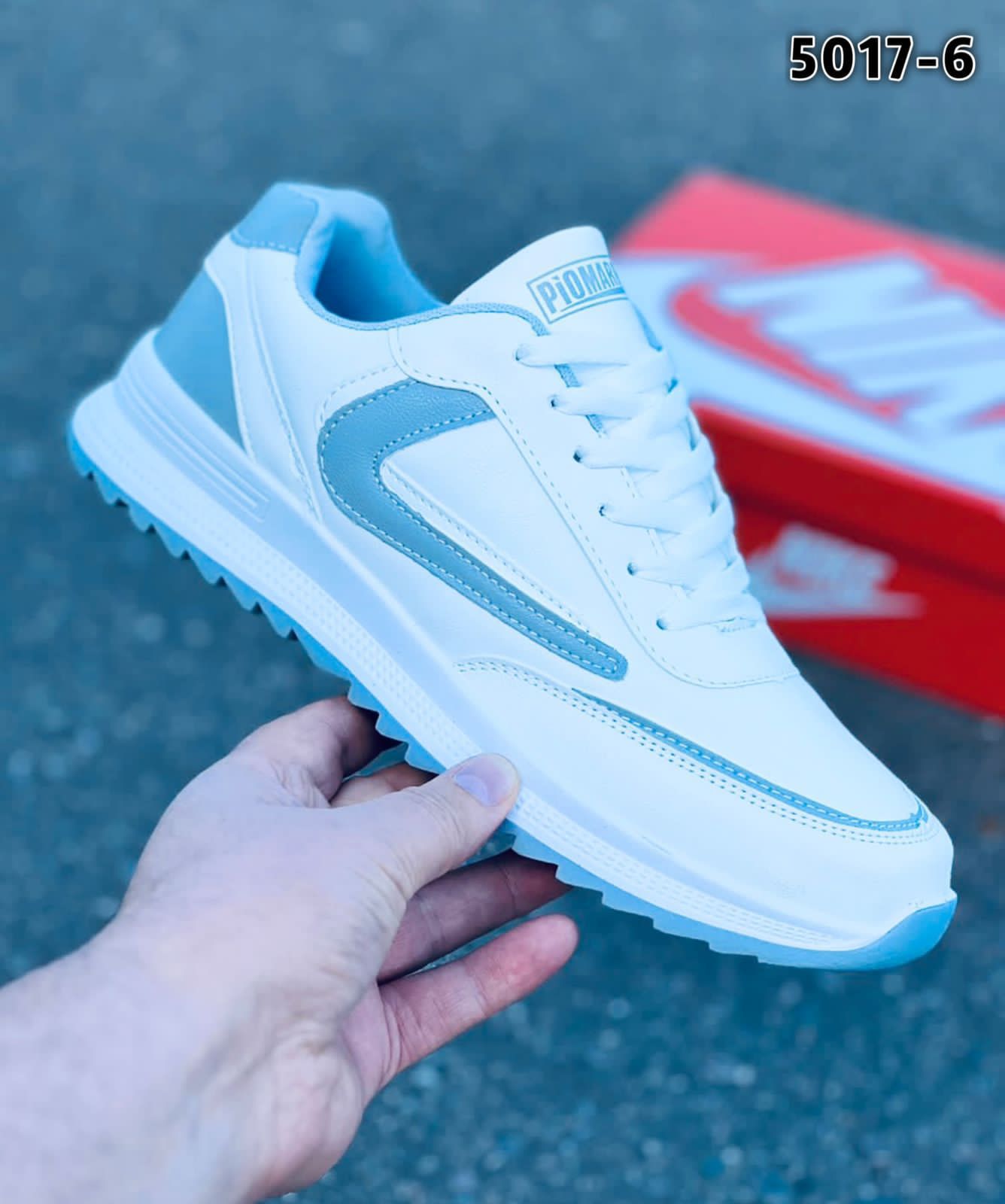 Мужские весенние кроссовки AIR SO-227-83 (8 пар в коробе, размер 41-46)