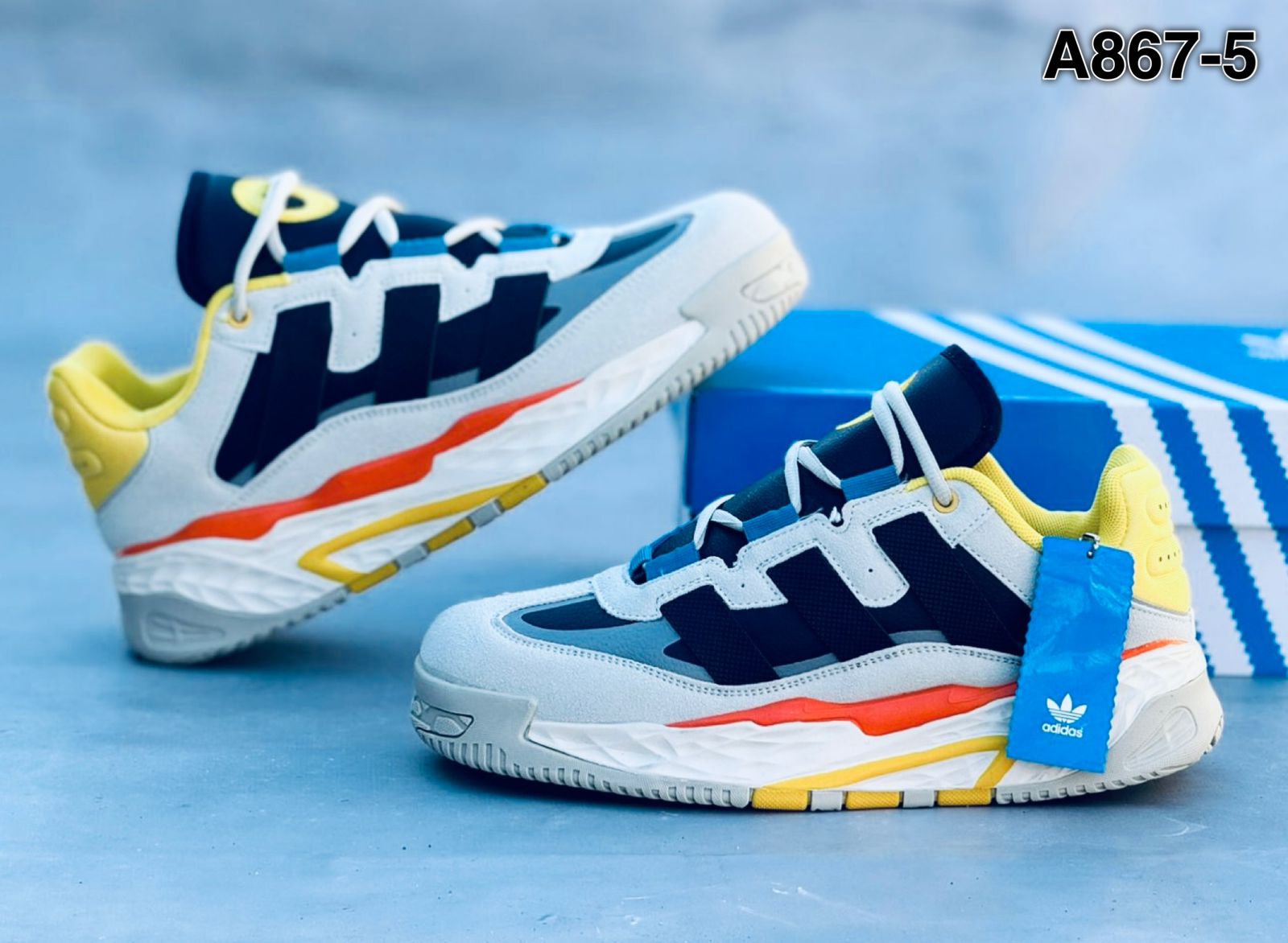 Мужские кроссовки  FASHION SO-251-567 (8 пар в коробе, 41-46 размер)