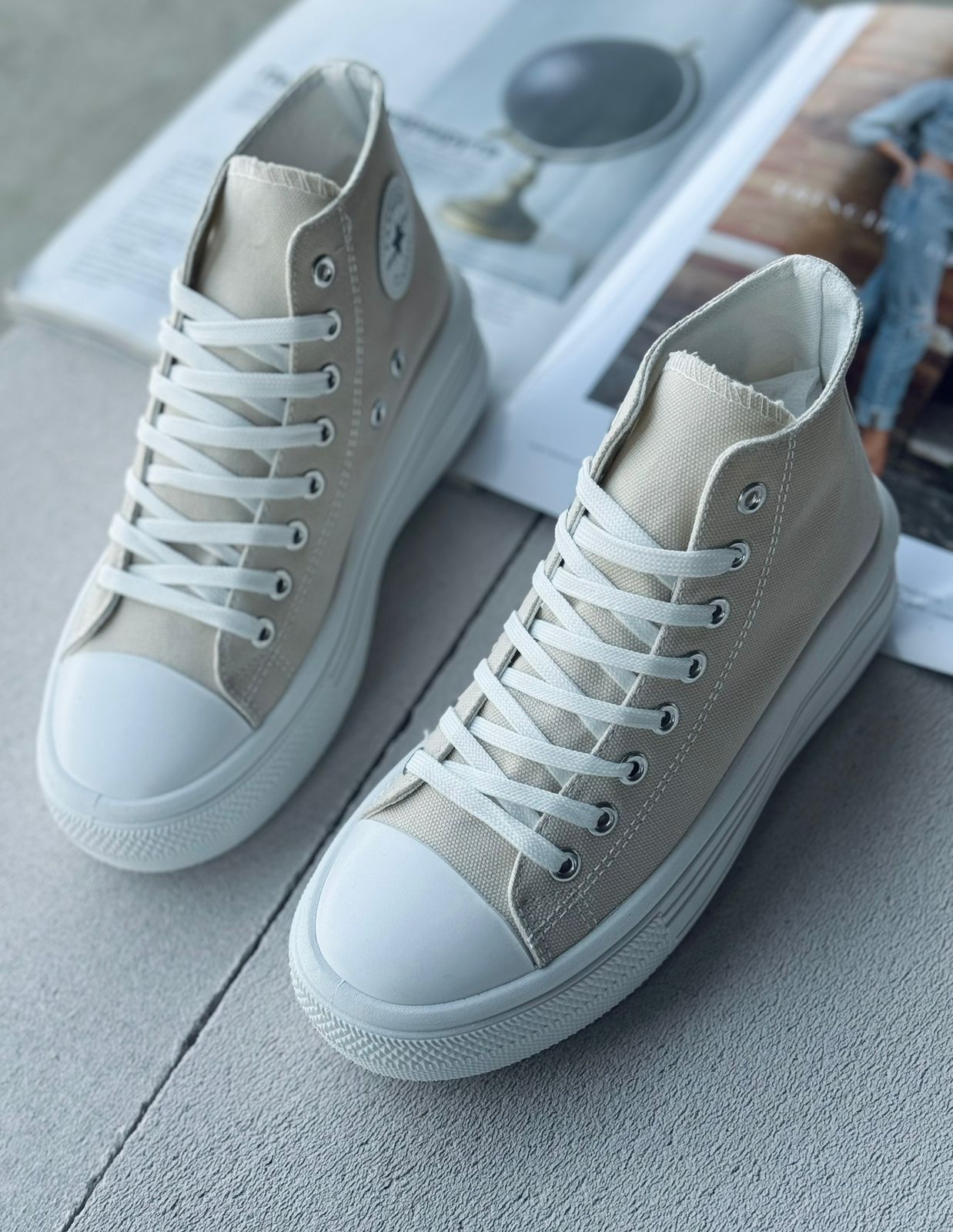Женские весенние кеды FASHION SO-240-86 (8 пар в коробе, размер 36-41)