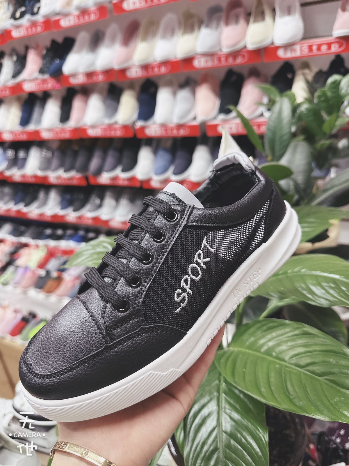 Женские весенние кроссовки IN STEP SO-232-100 (8 пар в коробе, размер 36-41)