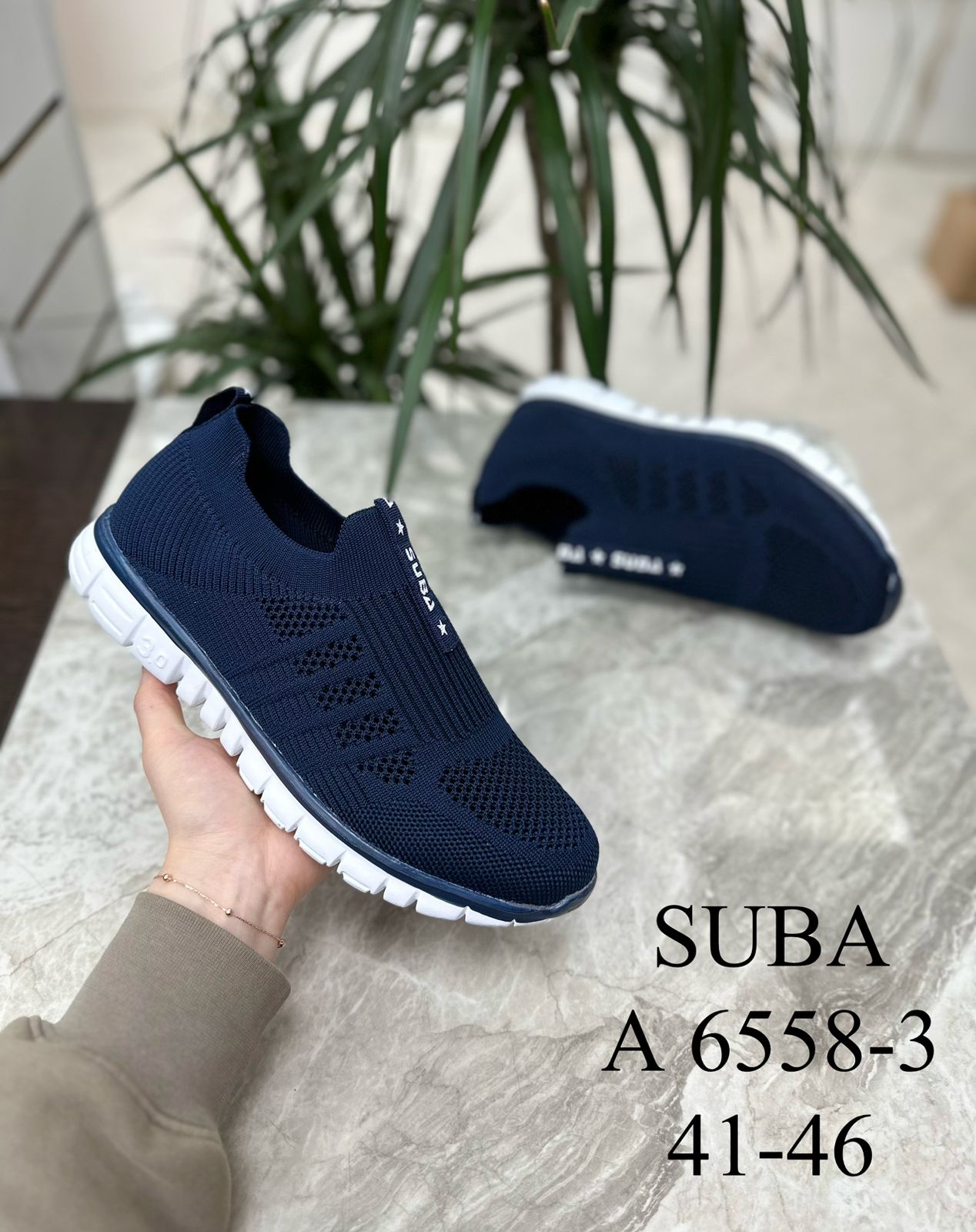 Мужские весенние кроссовки SUBA SO-234-25 (8 пар в коробе, размер 41-46)