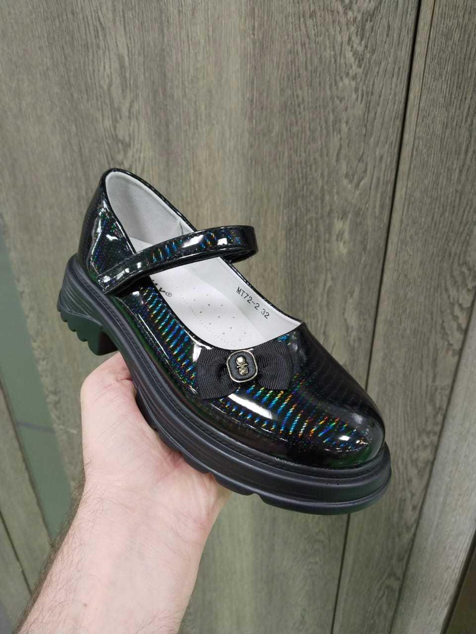 Детские туфли  FASHION SO-261-86 (10 пар в коробе, 30-37 размер)