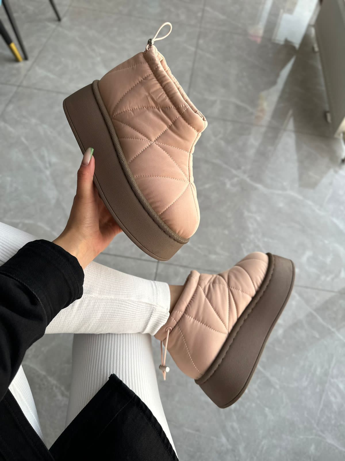 Женские зимние ботинки FASHION SO-220-28 (8 пар в коробе, размер 36-41)