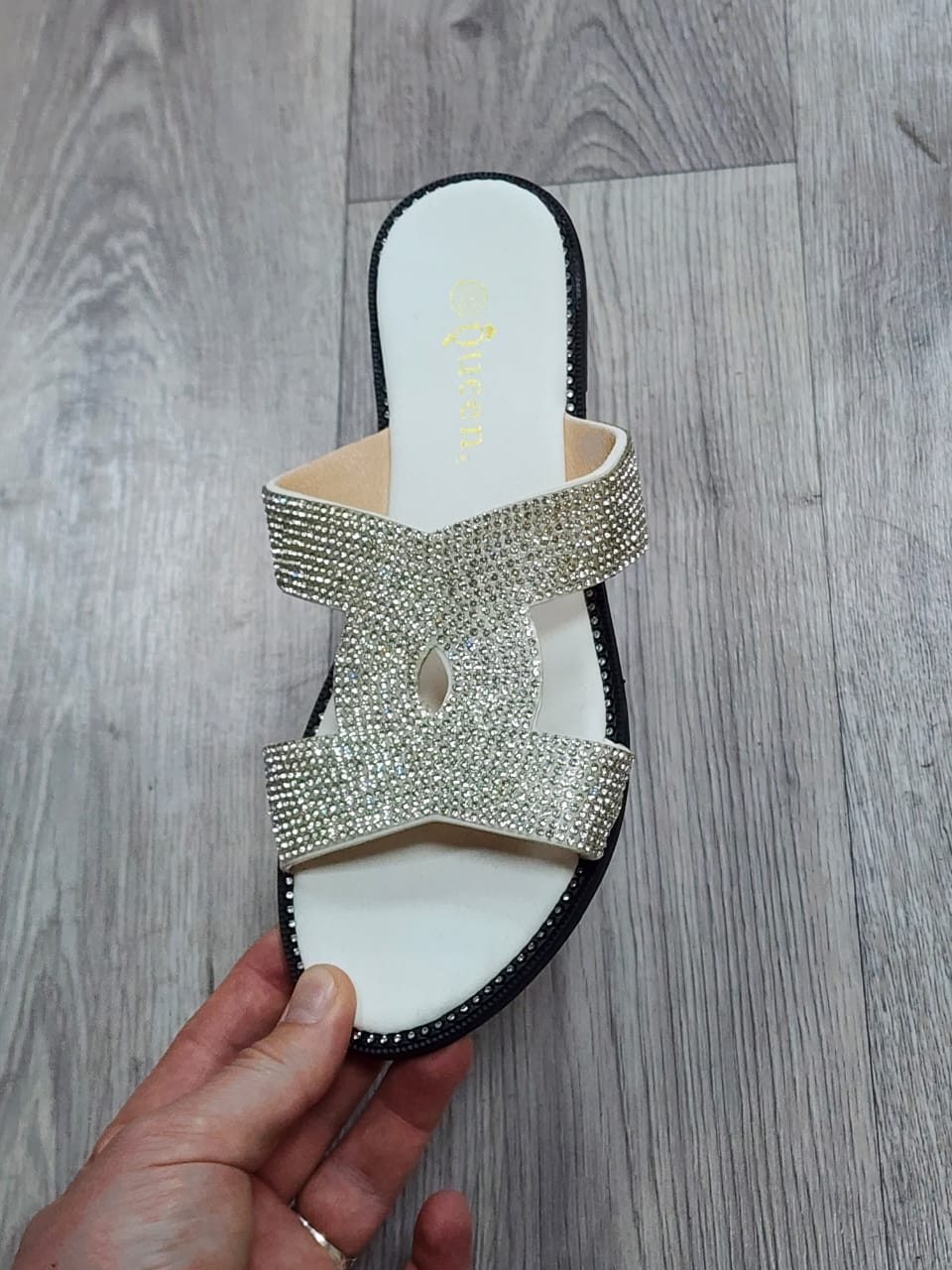 Женские весенние шлепанцы QUEEN SO-246-33 (10 пар в коробе, размер 36-41)