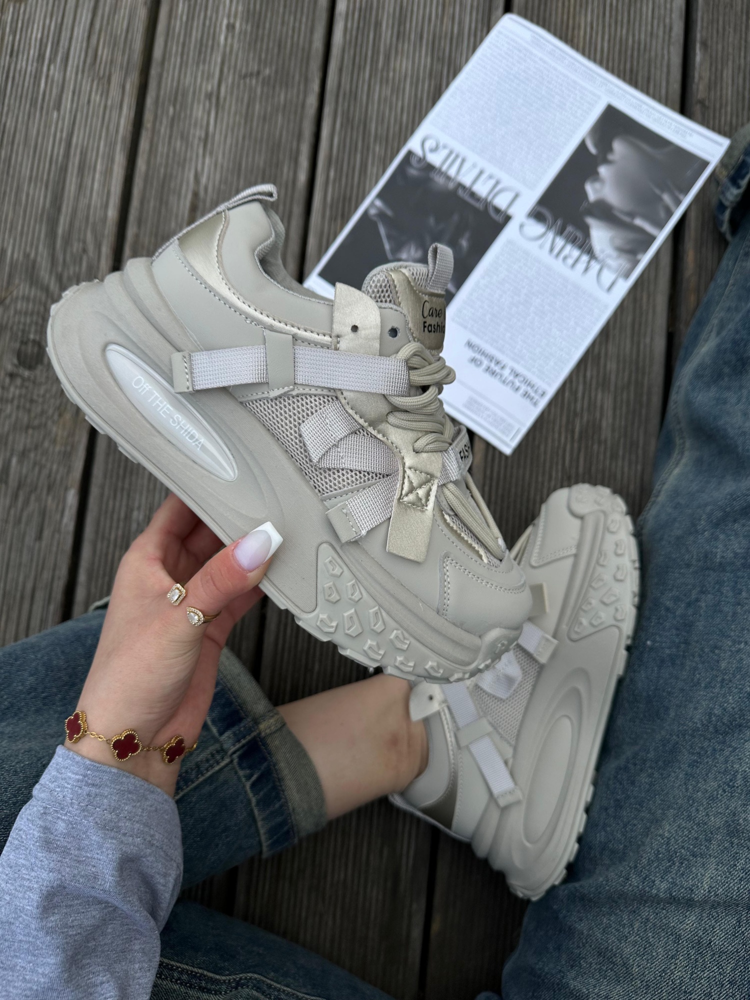 Женские кроссовки  FASHION SO-255-58 (8 пар в коробе, 36-41 размер)