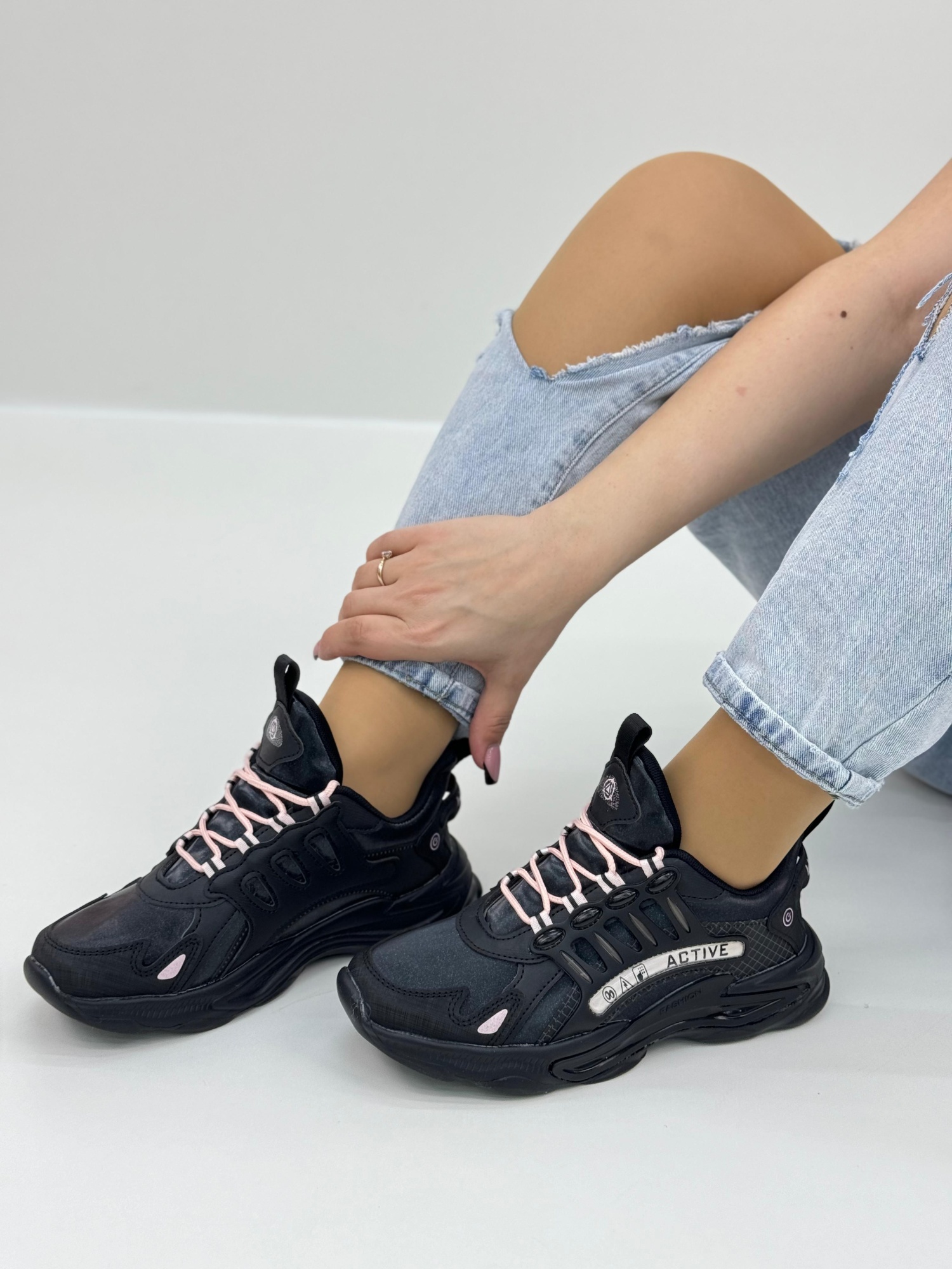 Женские весенние кроссовки FASHION SO-244-64 (8 пар в коробе, размер 36-41)