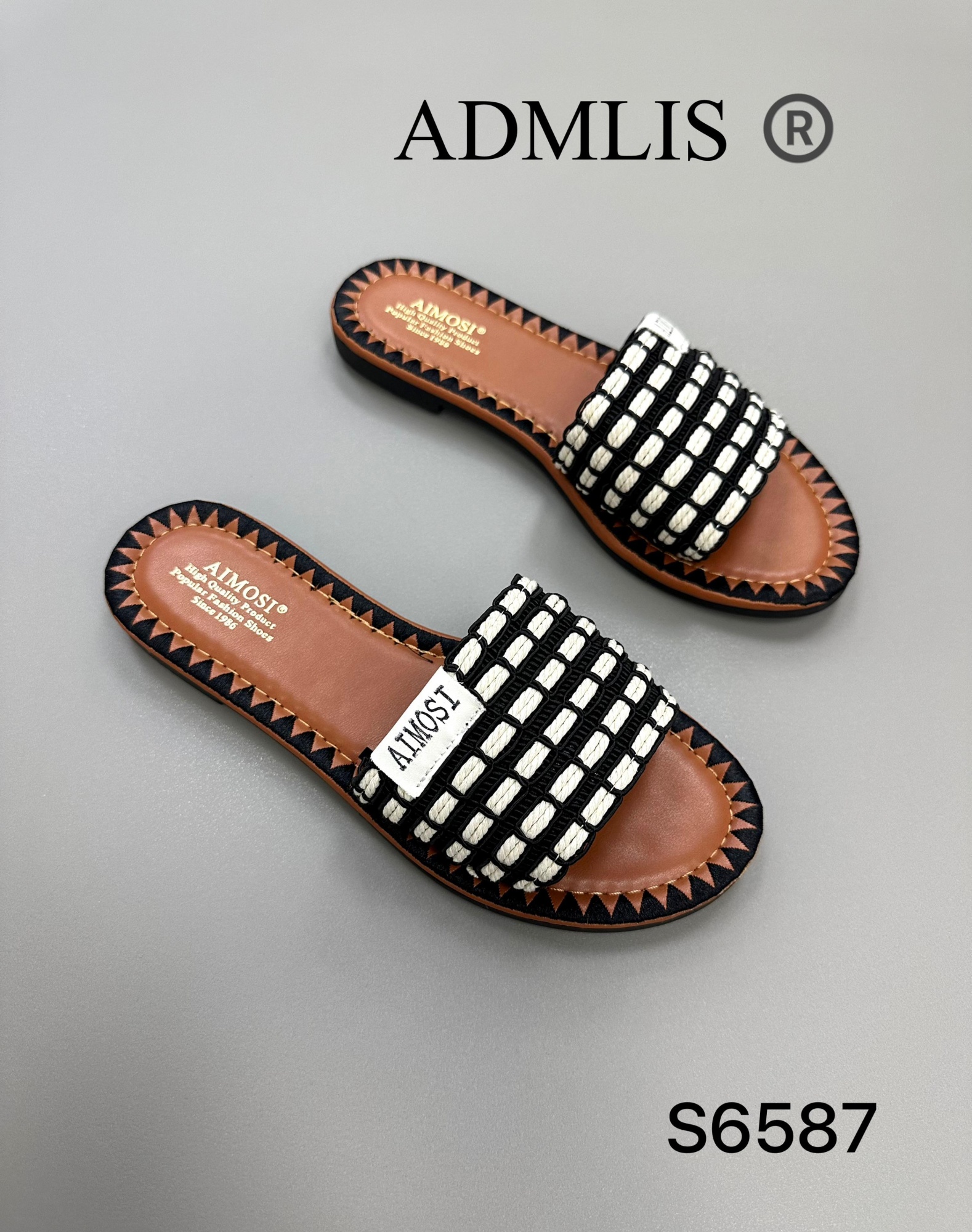 Женские шлепанцы  FASHION SO-259-51 (8 пар в коробе, 36-40 размер)