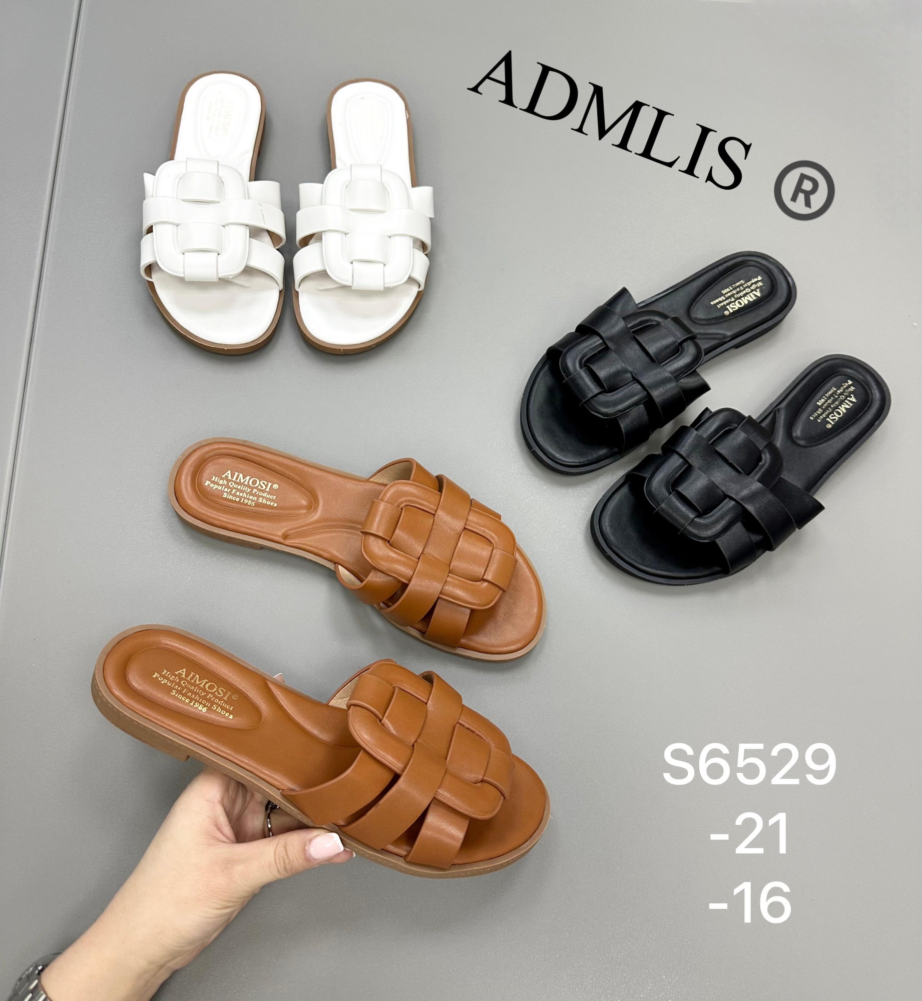 Женские шлепанцы  FASHION SO-259-45 (8 пар в коробе, 36-40 размер)