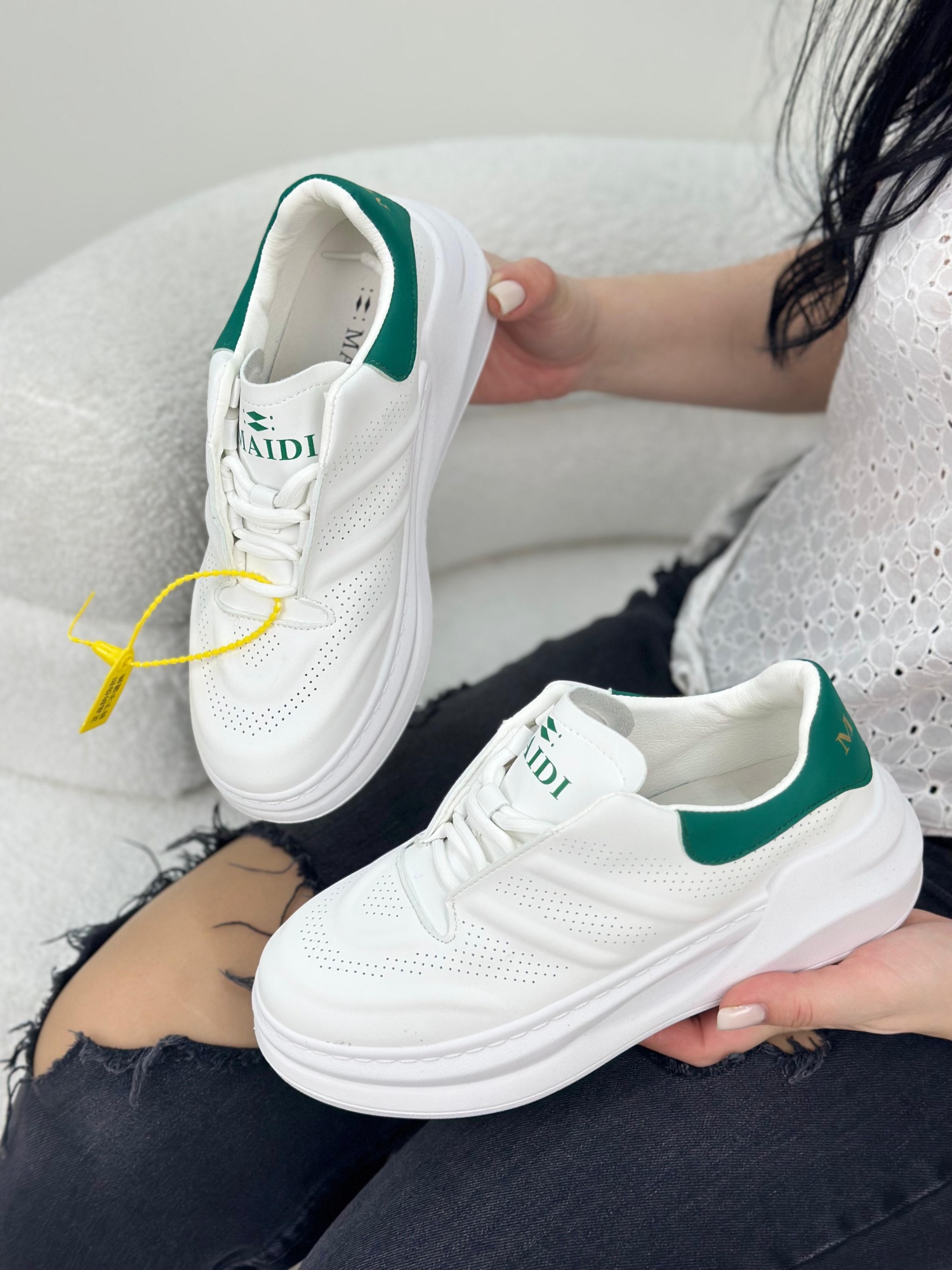 Женские весенние кроссовки AIR SO-216-111 (8 пар в коробе, размер 36-41)