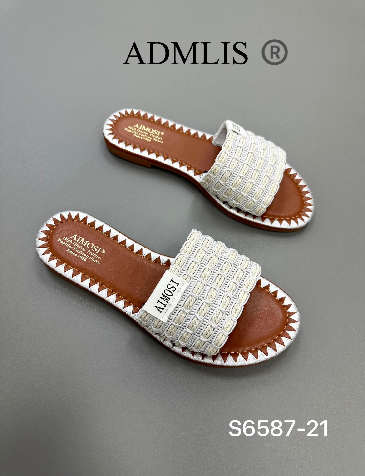 Женские шлепанцы  FASHION SO-259-48 (8 пар в коробе, 36-40 размер)