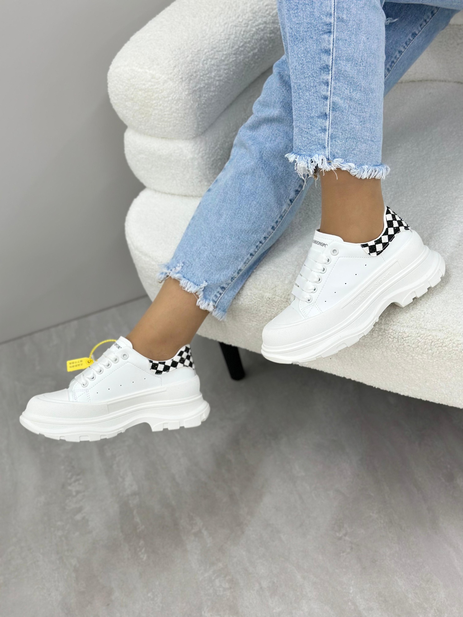 Женские весенние кроссовки AIR SO-216-124 (8 пар в коробе, размер 36-41)