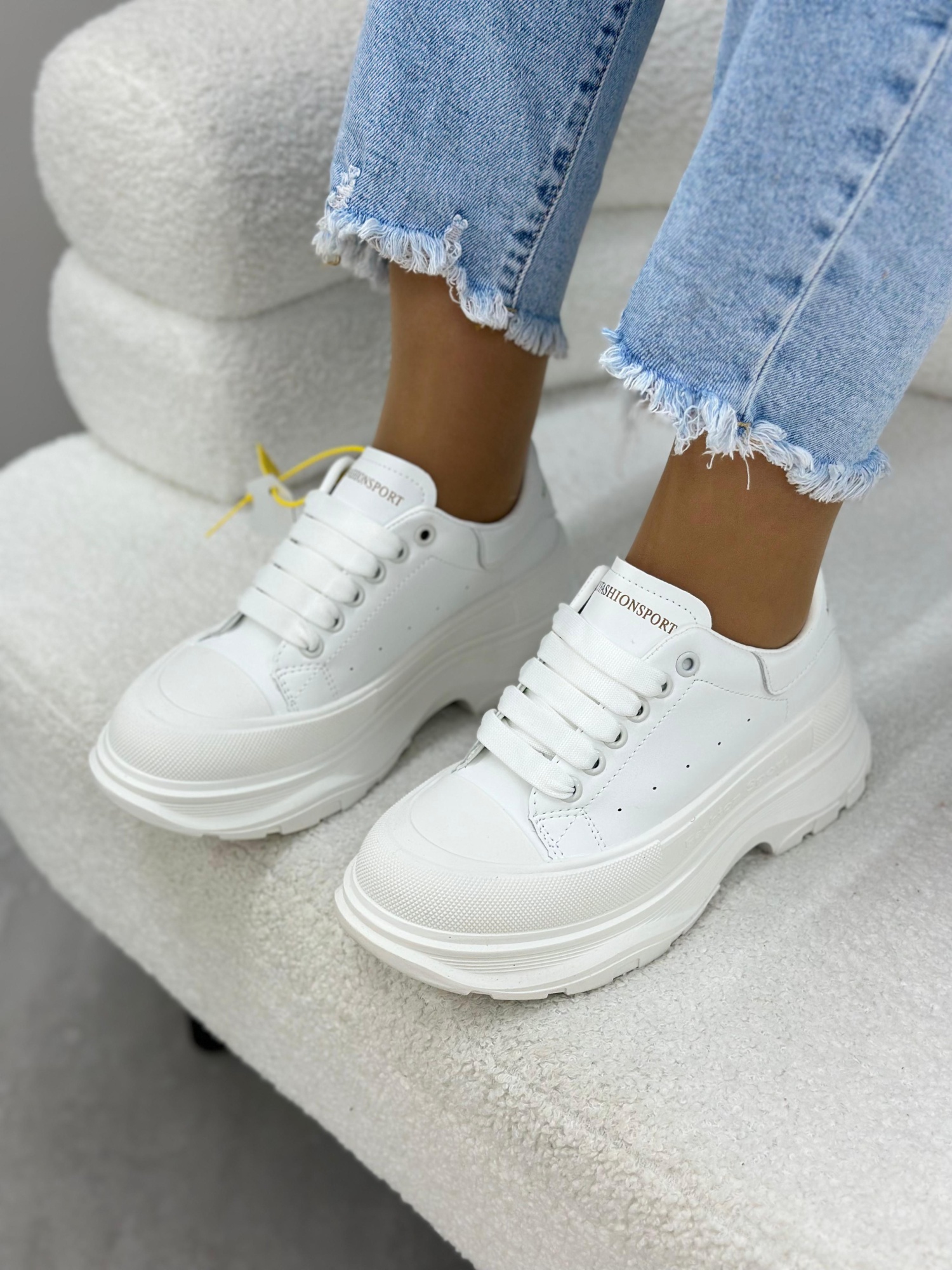 Женские весенние кроссовки AIR SO-216-121 (8 пар в коробе, размер 36-41)