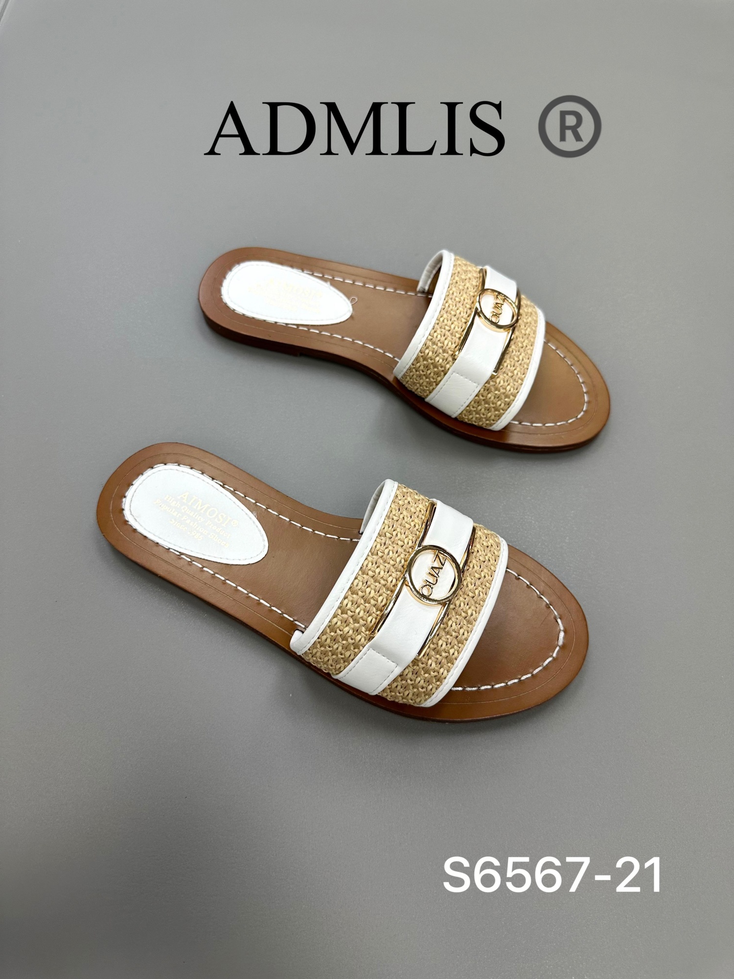 Женские шлепанцы  FASHION SO-259-34 (8 пар в коробе, 36-40 размер)