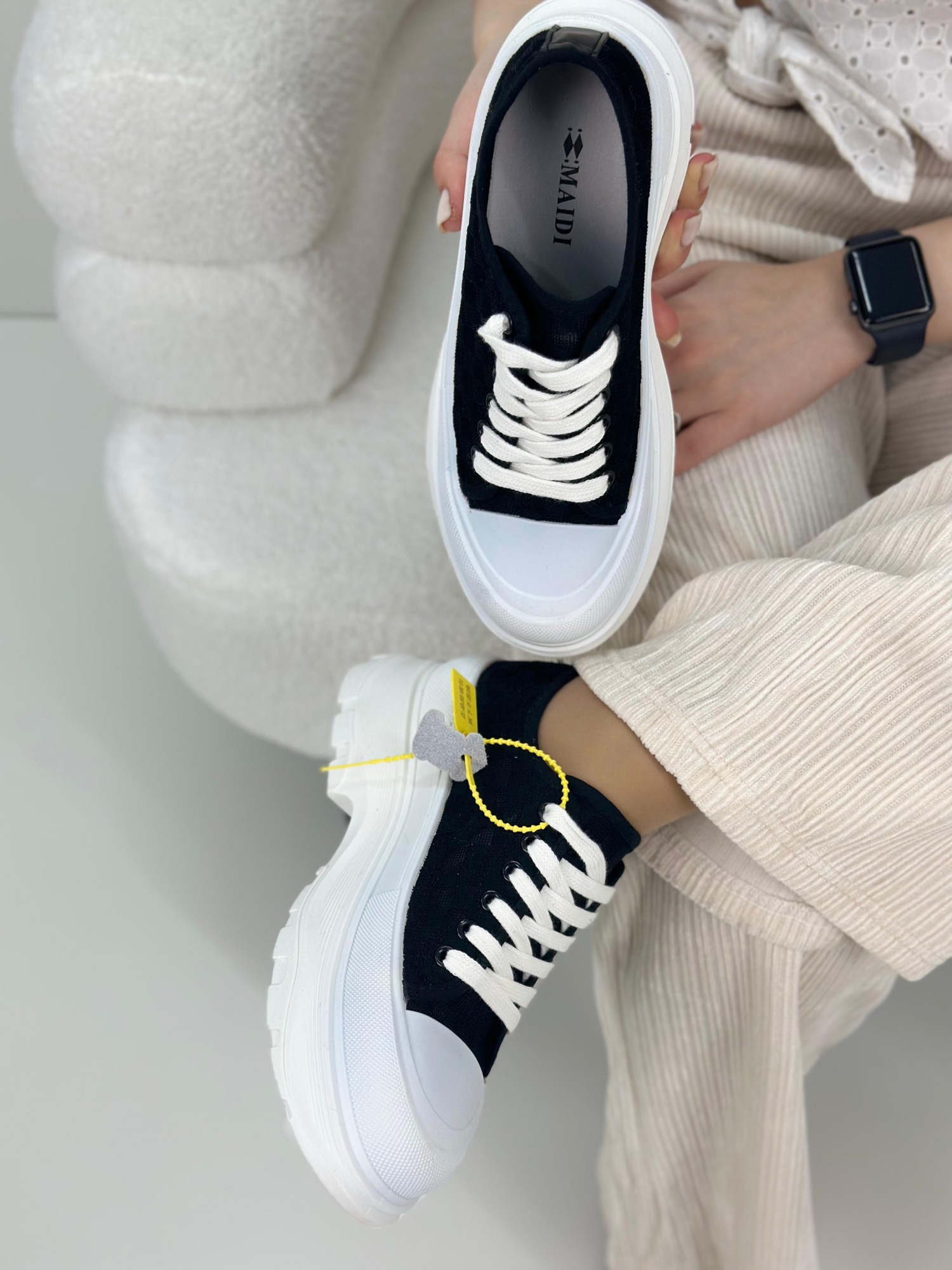 Женские весенние кроссовки AIR SO-216-122 (8 пар в коробе, размер 36-41)