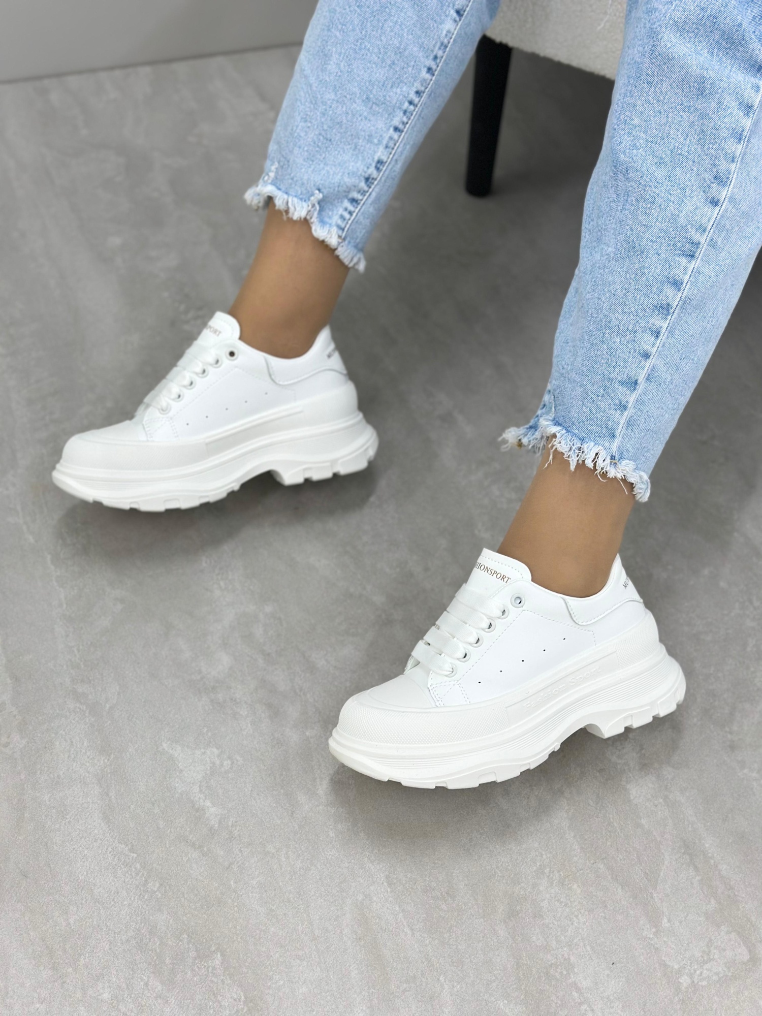 Женские весенние кроссовки AIR SO-216-120 (8 пар в коробе, размер 36-41)